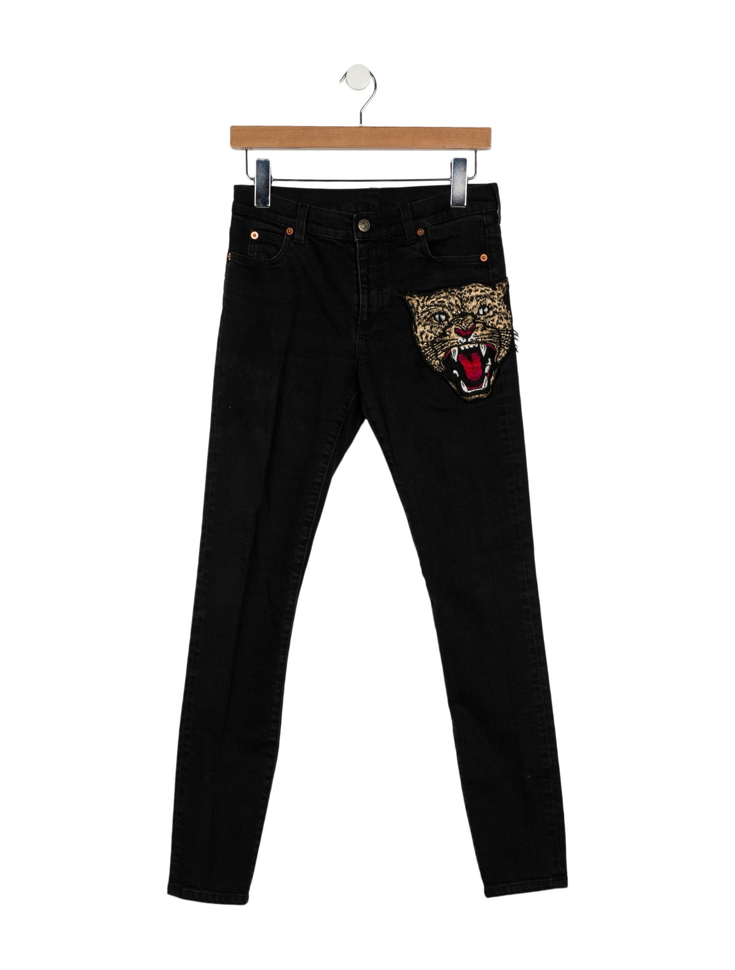 Gucci Low-Rise Skinny Leg Jeans