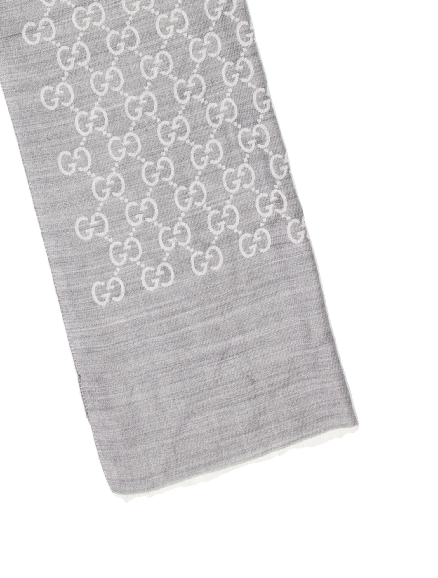 Gucci Wool Printed Scarf