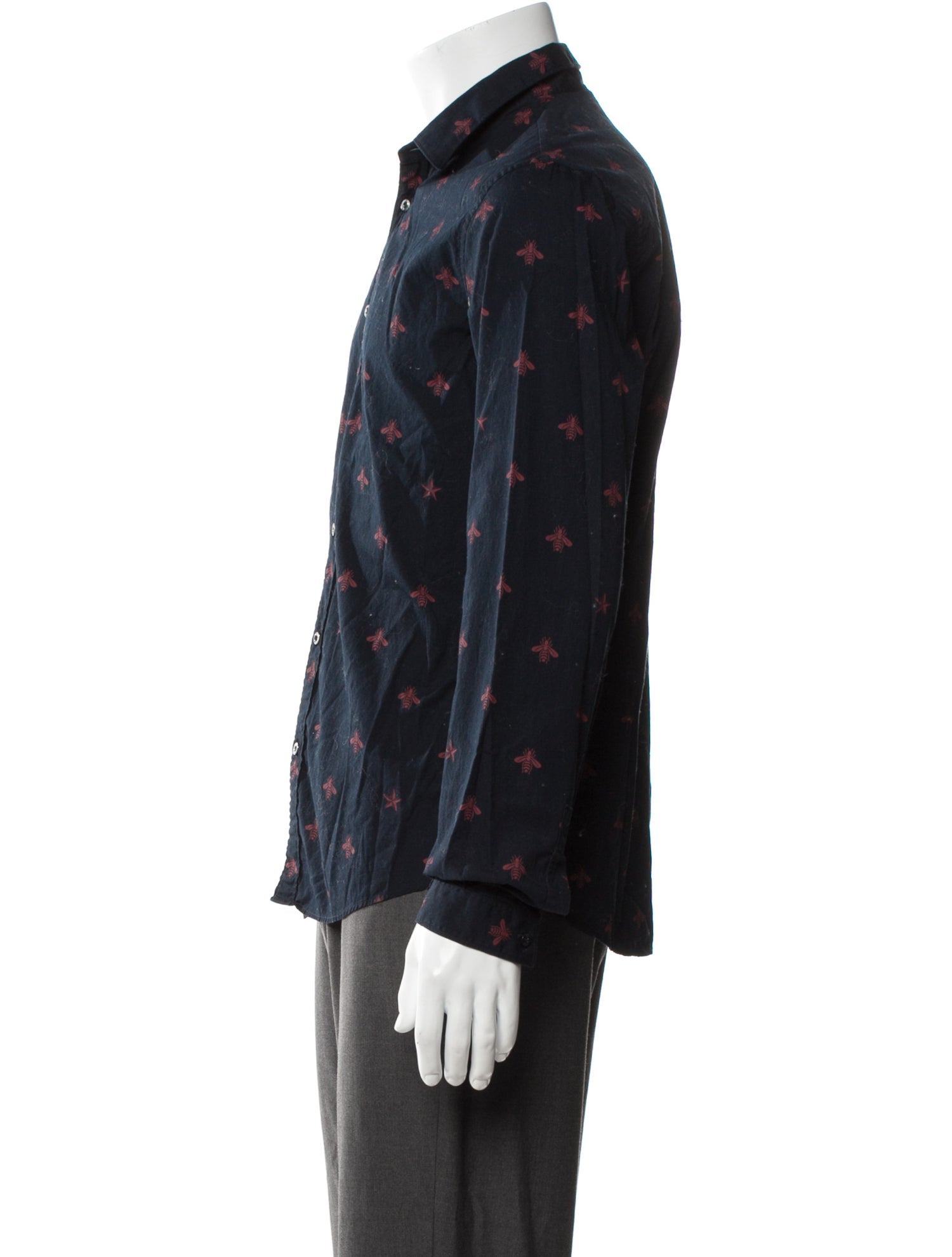 Gucci 2016 Bee Accent Shirt