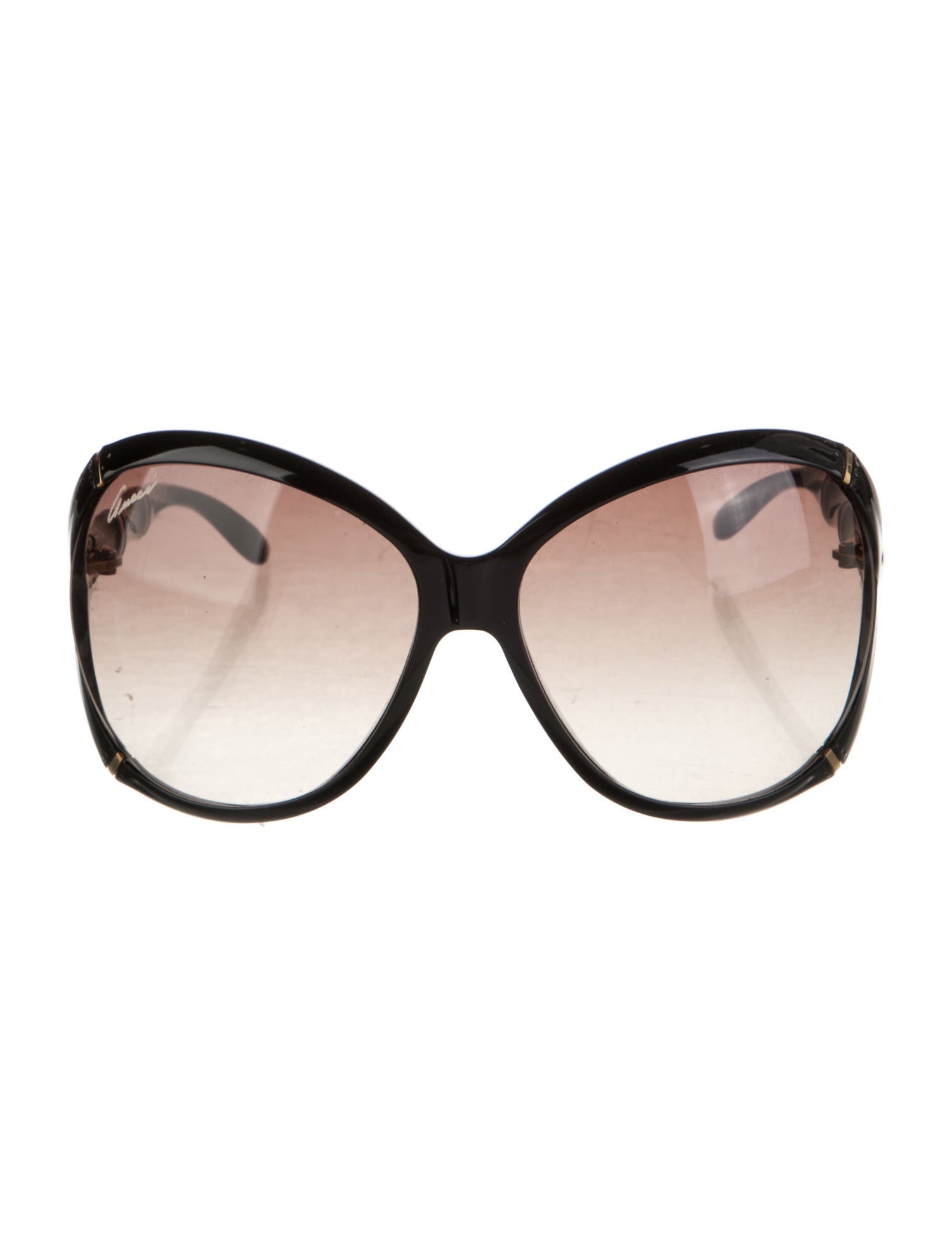 Gucci Bamboo Accent Oversize Sunglasses
