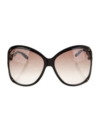 Gucci Bamboo Accent Oversize Sunglasses