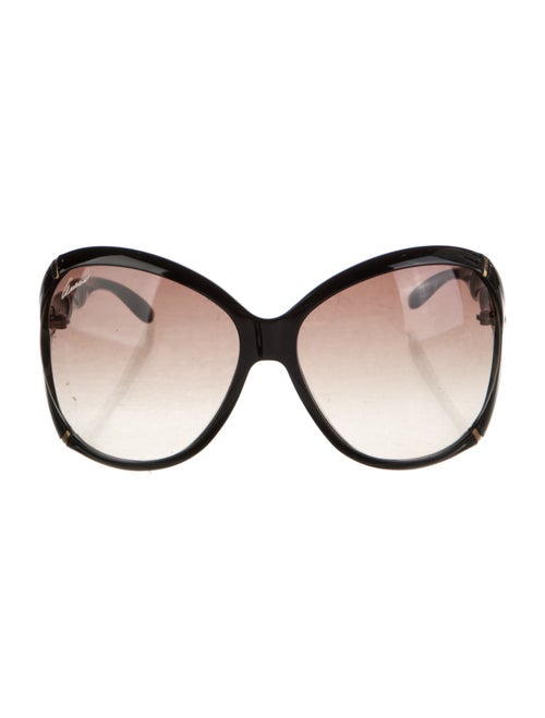 Gucci Bamboo Accent Oversize Sunglasses