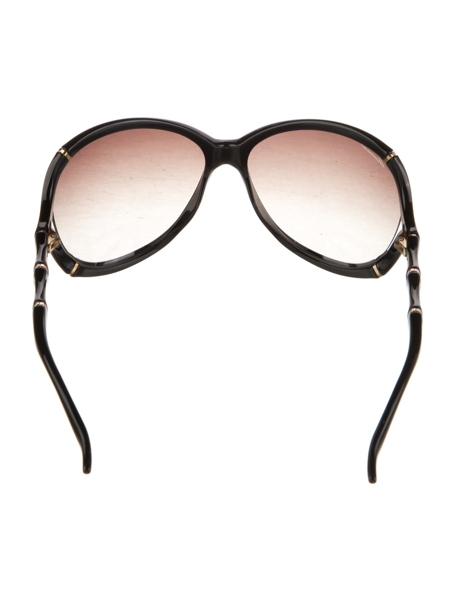 Gucci Bamboo Accent Oversize Sunglasses