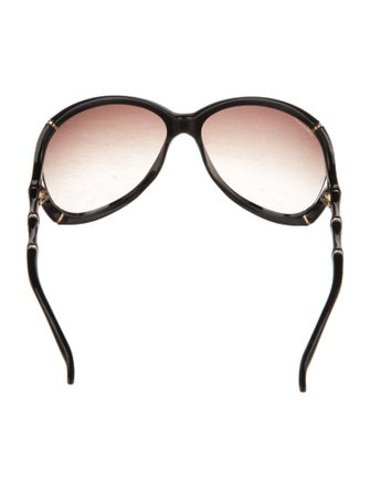 Gucci Bamboo Accent Oversize Sunglasses