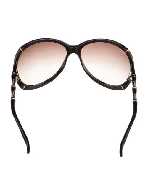 Gucci Bamboo Accent Oversize Sunglasses