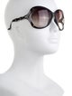 Gucci Bamboo Accent Oversize Sunglasses