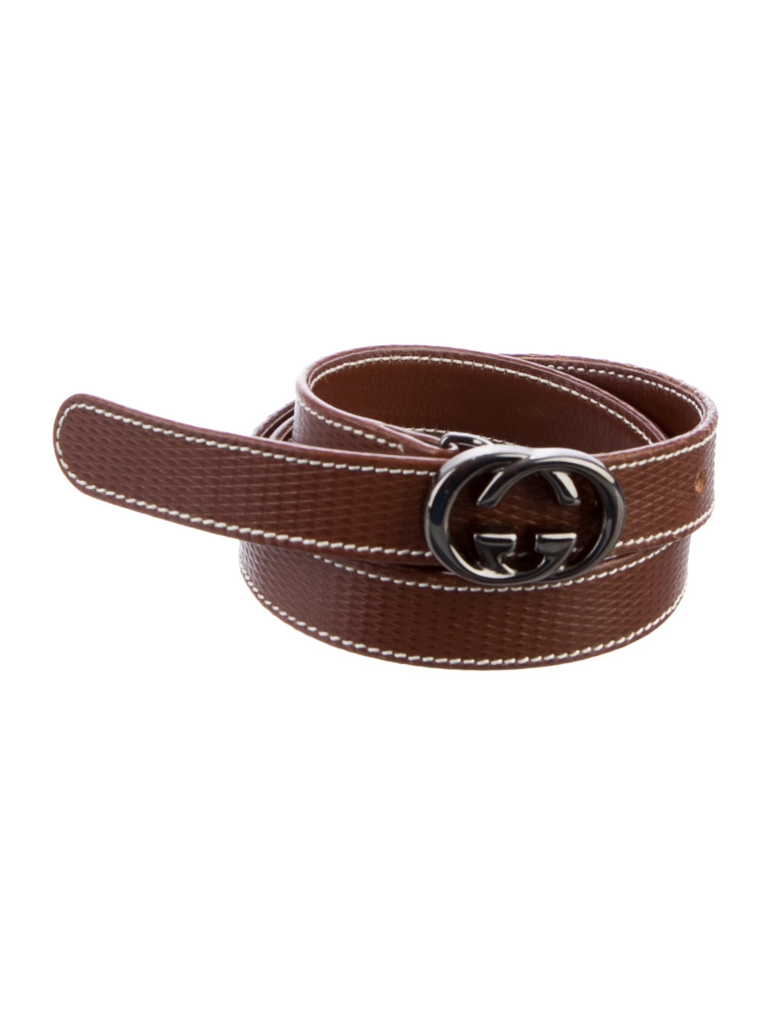 Gucci Skinny Leather Waist Belt