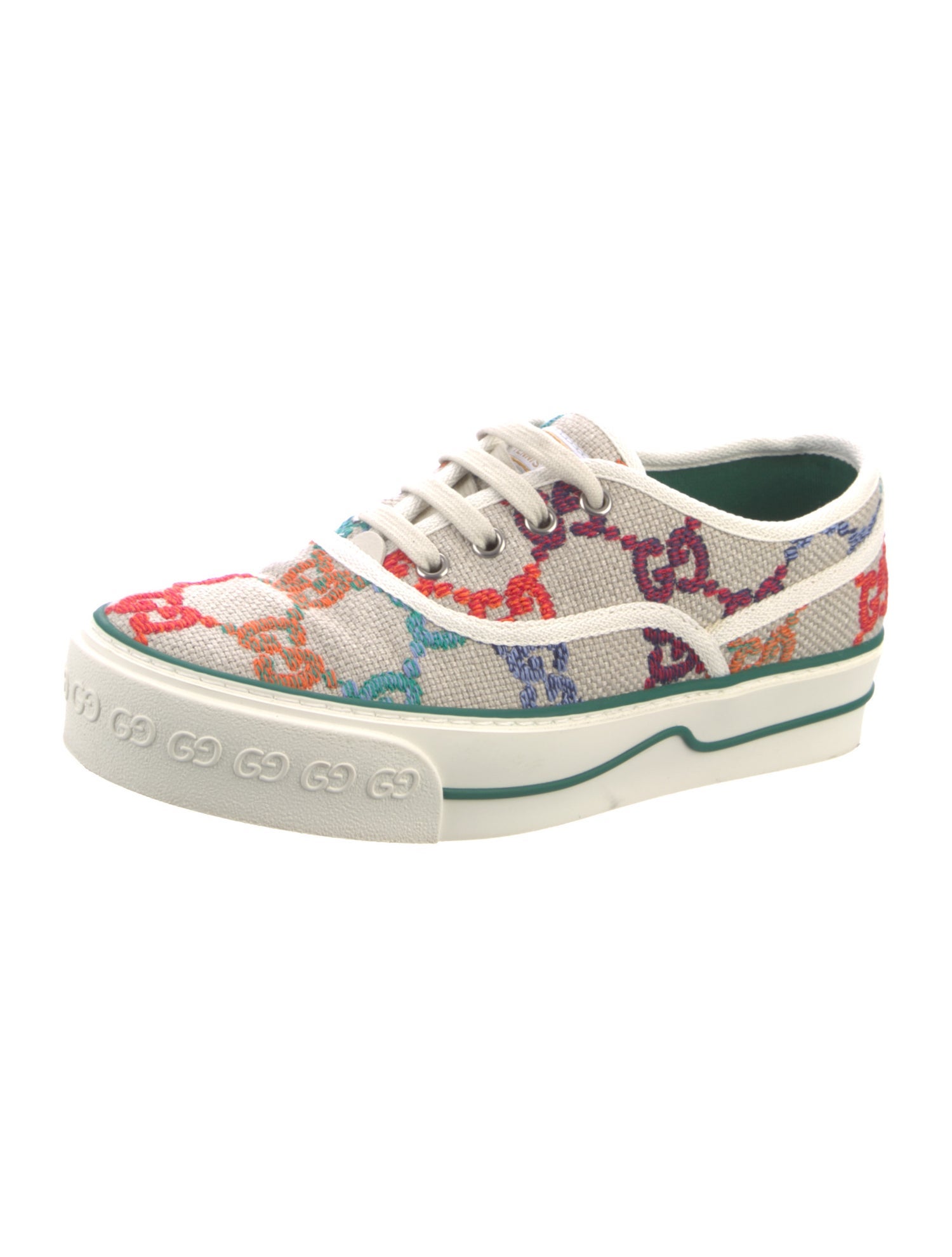 Gucci Canvas Printed Sneakers