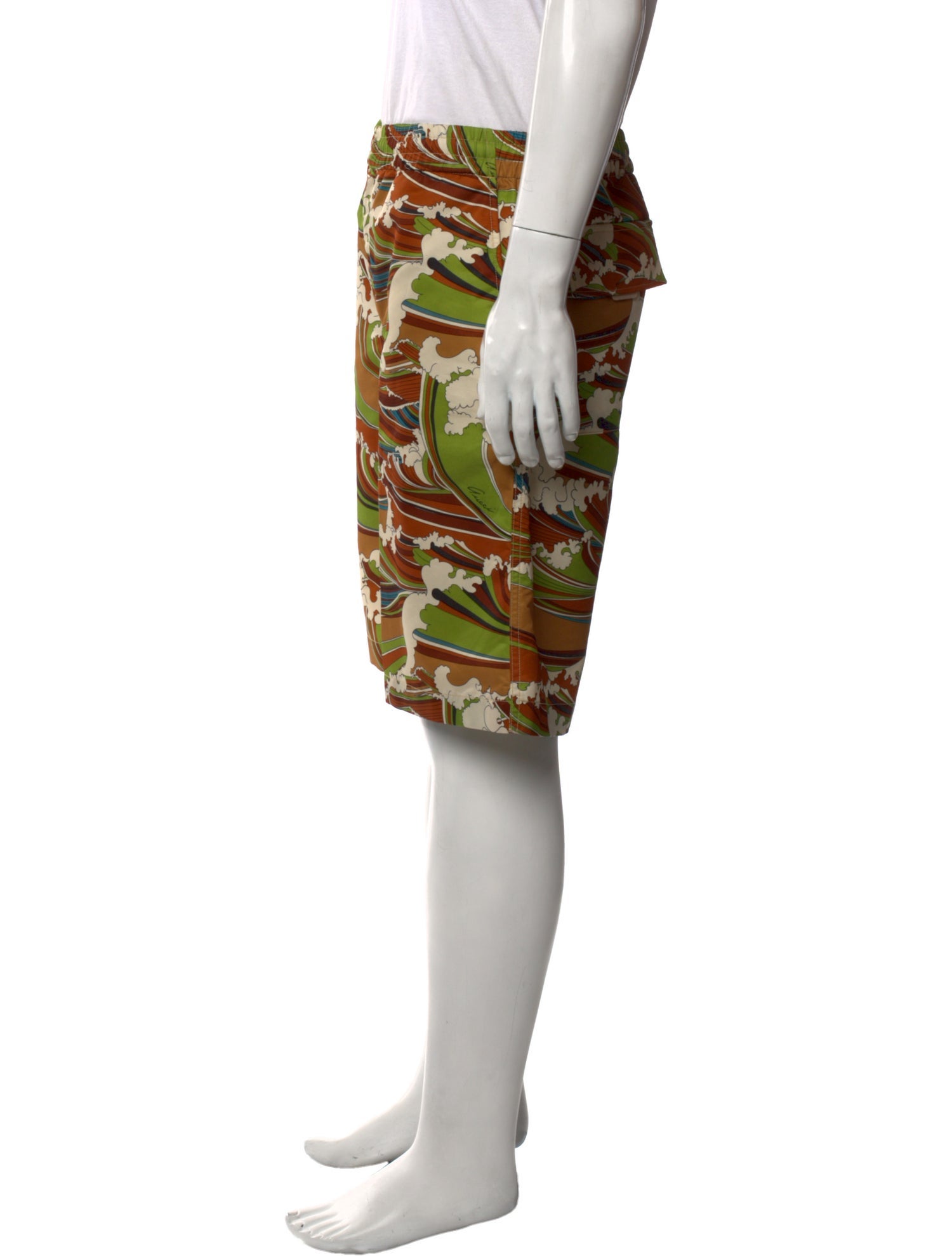 Gucci 2023 Printed Swim Trunks w/ Tags