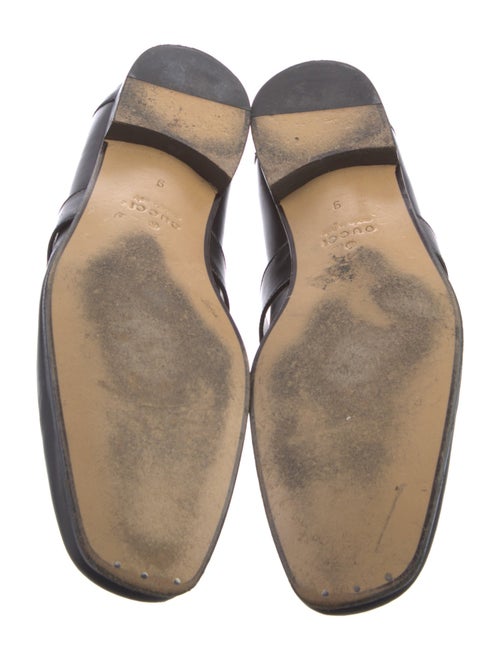 Gucci Interlocking G Logo Leather Loafers