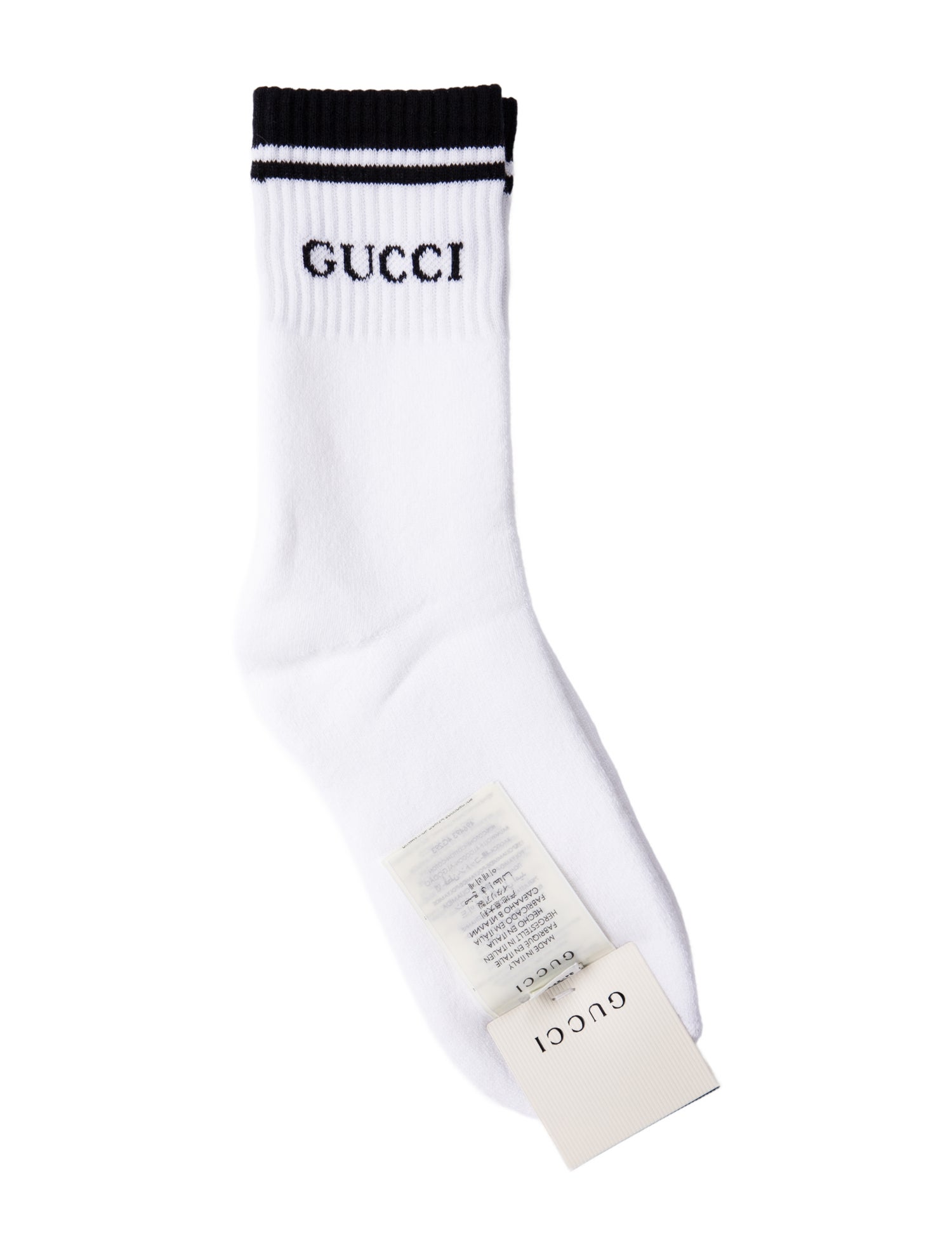 Gucci Logo Crew Socks w/Tags
