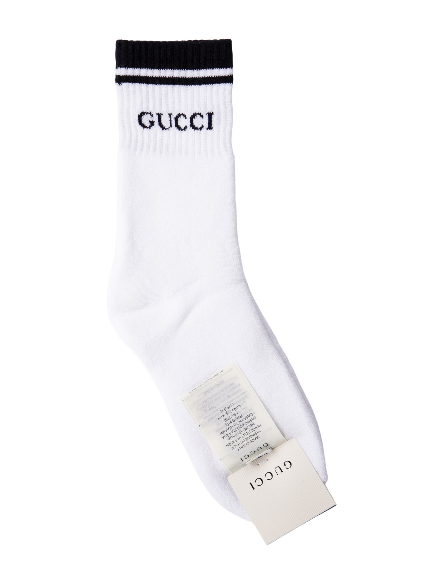 Gucci Logo Crew Socks w/Tags