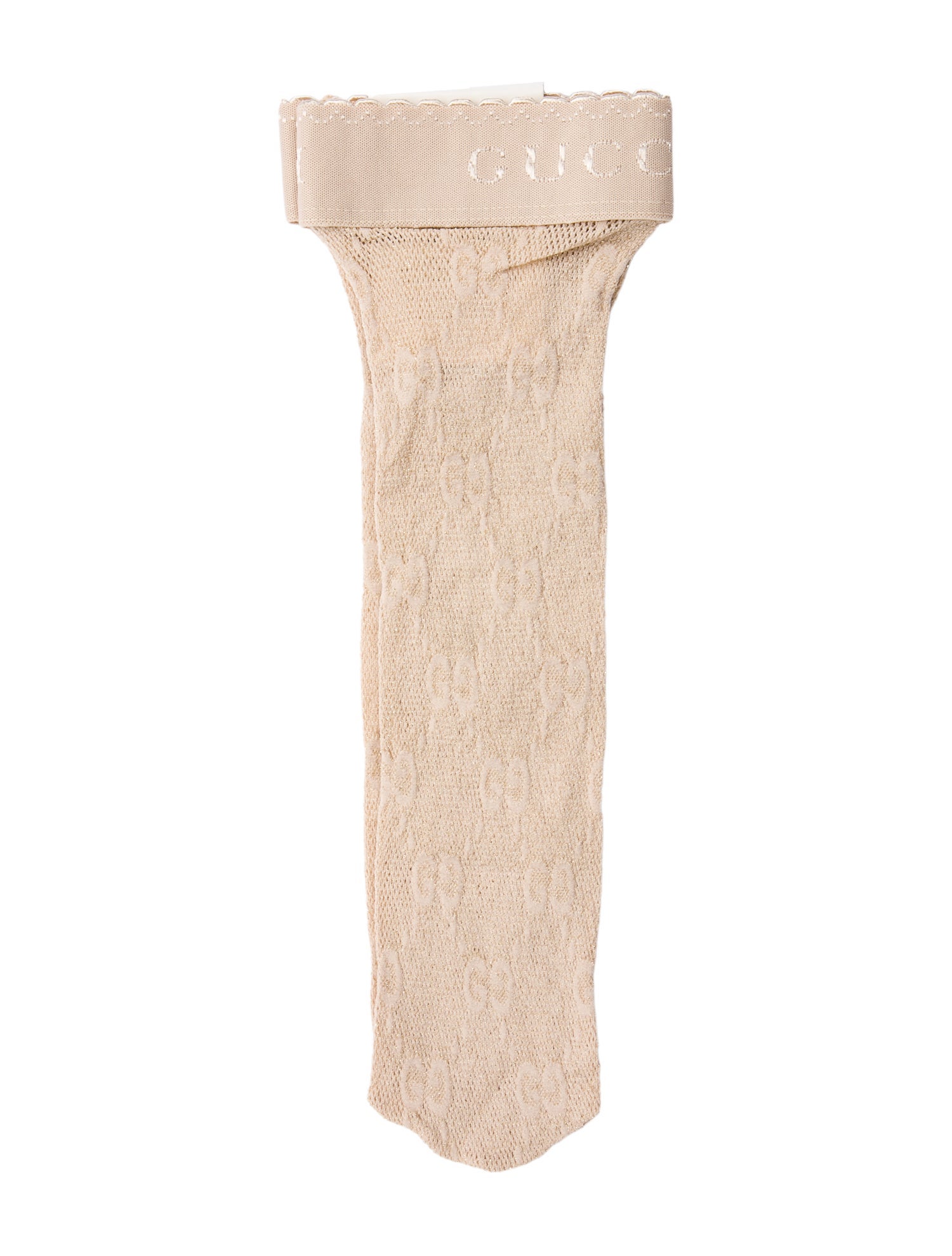 Gucci Patterned Metallic Ankle Socks w/Tags