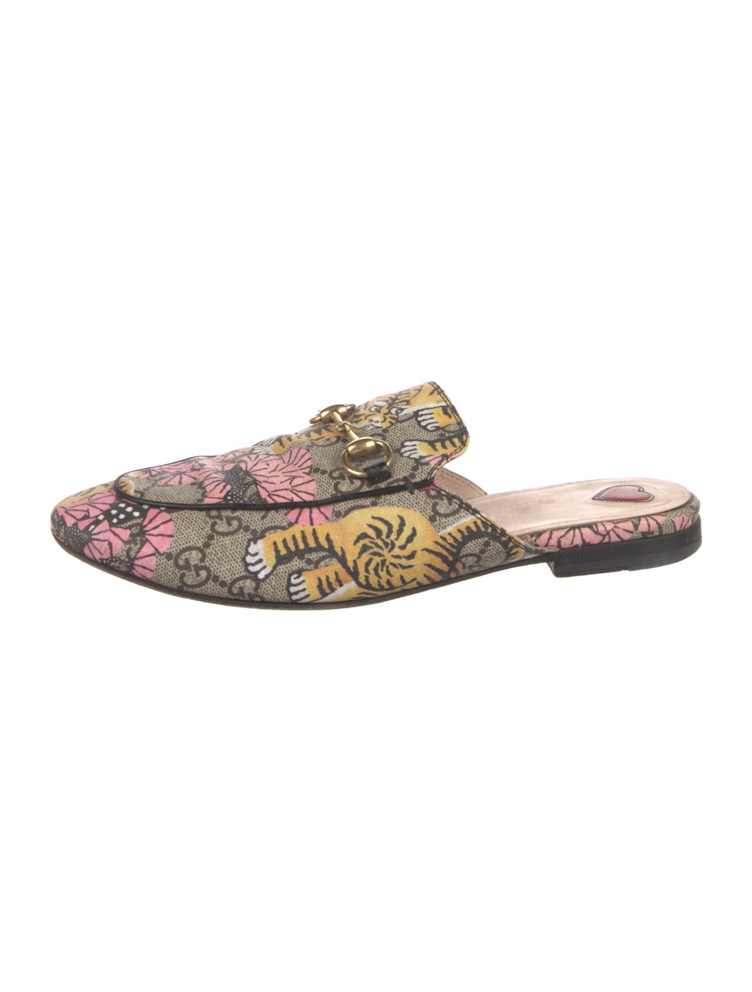Gucci GG Signature Printed Mules