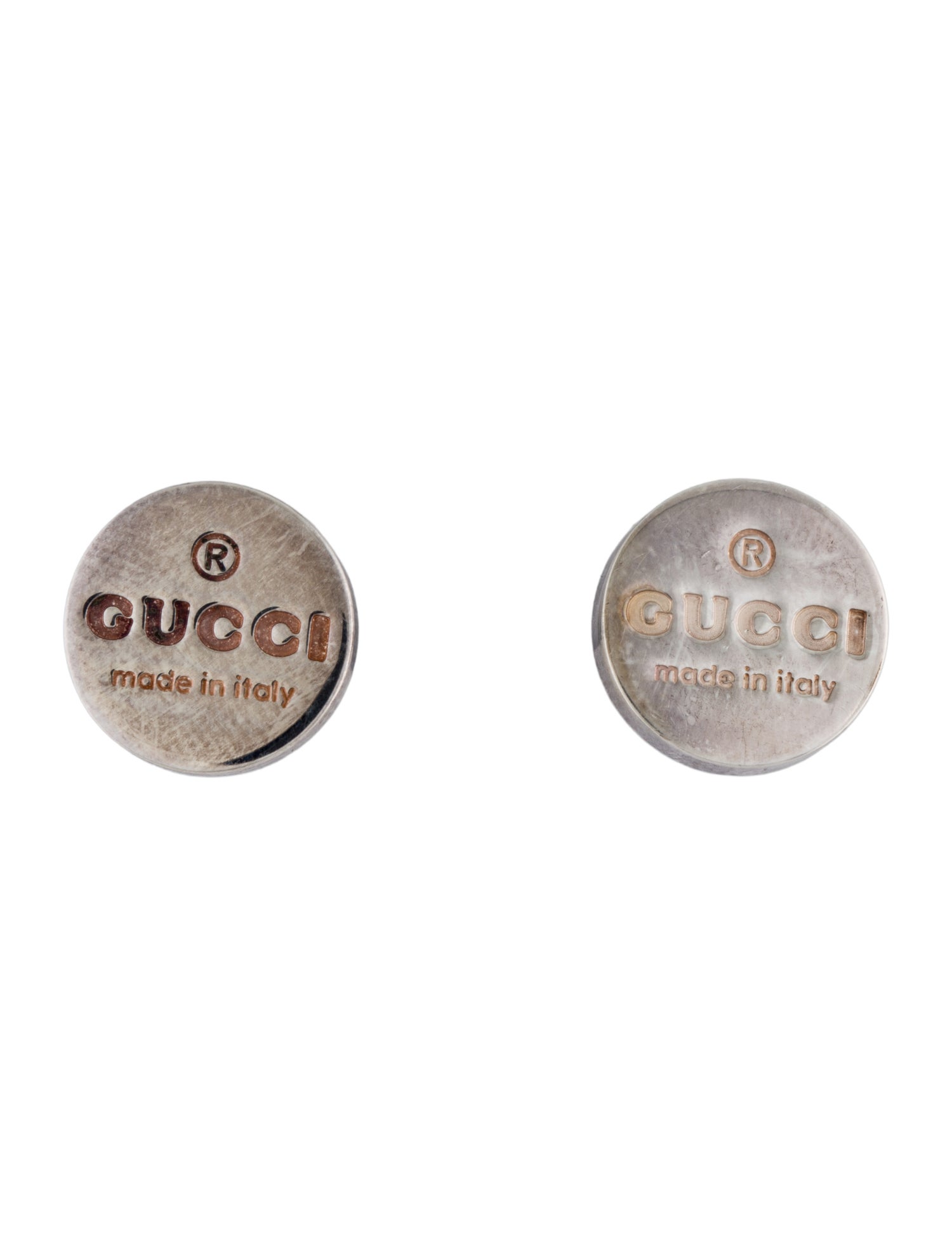 Gucci Trademark Logo Stud Earrings