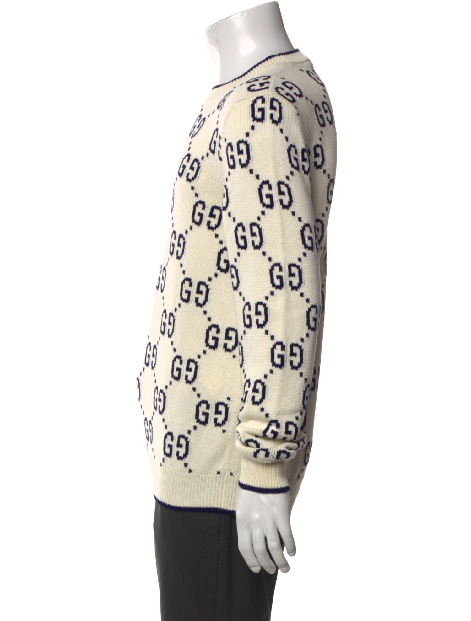 Gucci GG Logo Crew Neck Pullover