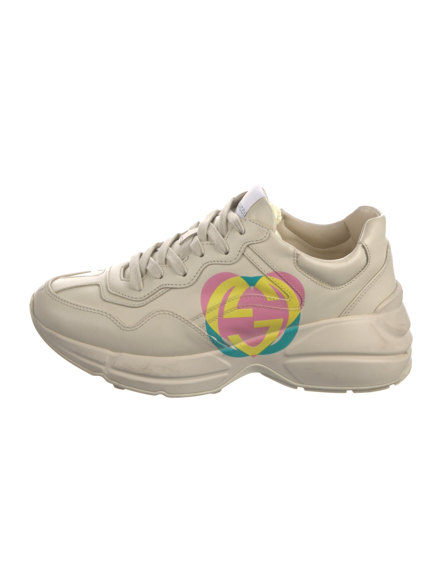 Gucci Interlocking G Logo Leather Chunky Sneakers