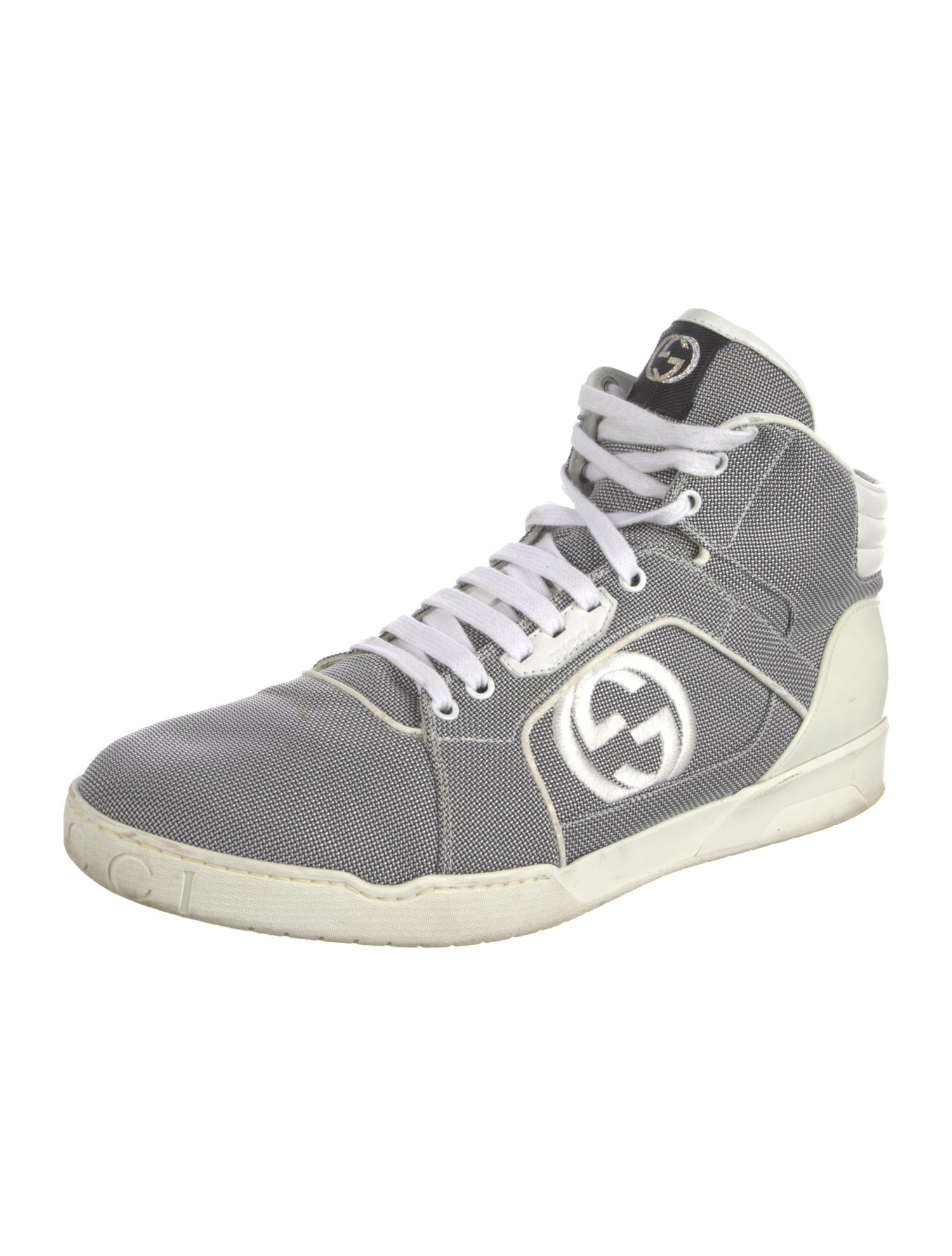 Gucci Interlocking G Logo Embroidered Accent Sneakers