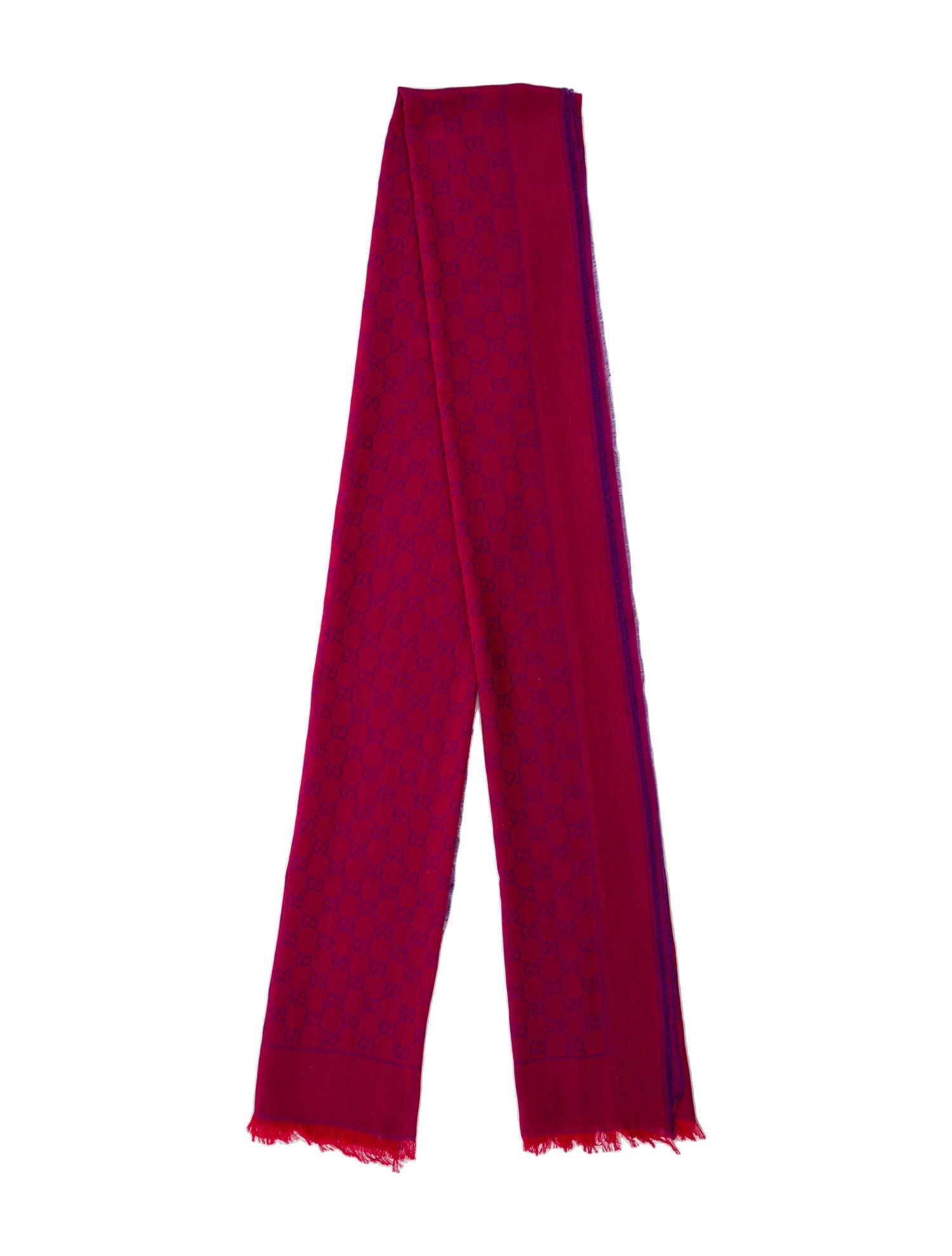 Gucci Silk GG Logo Scarf