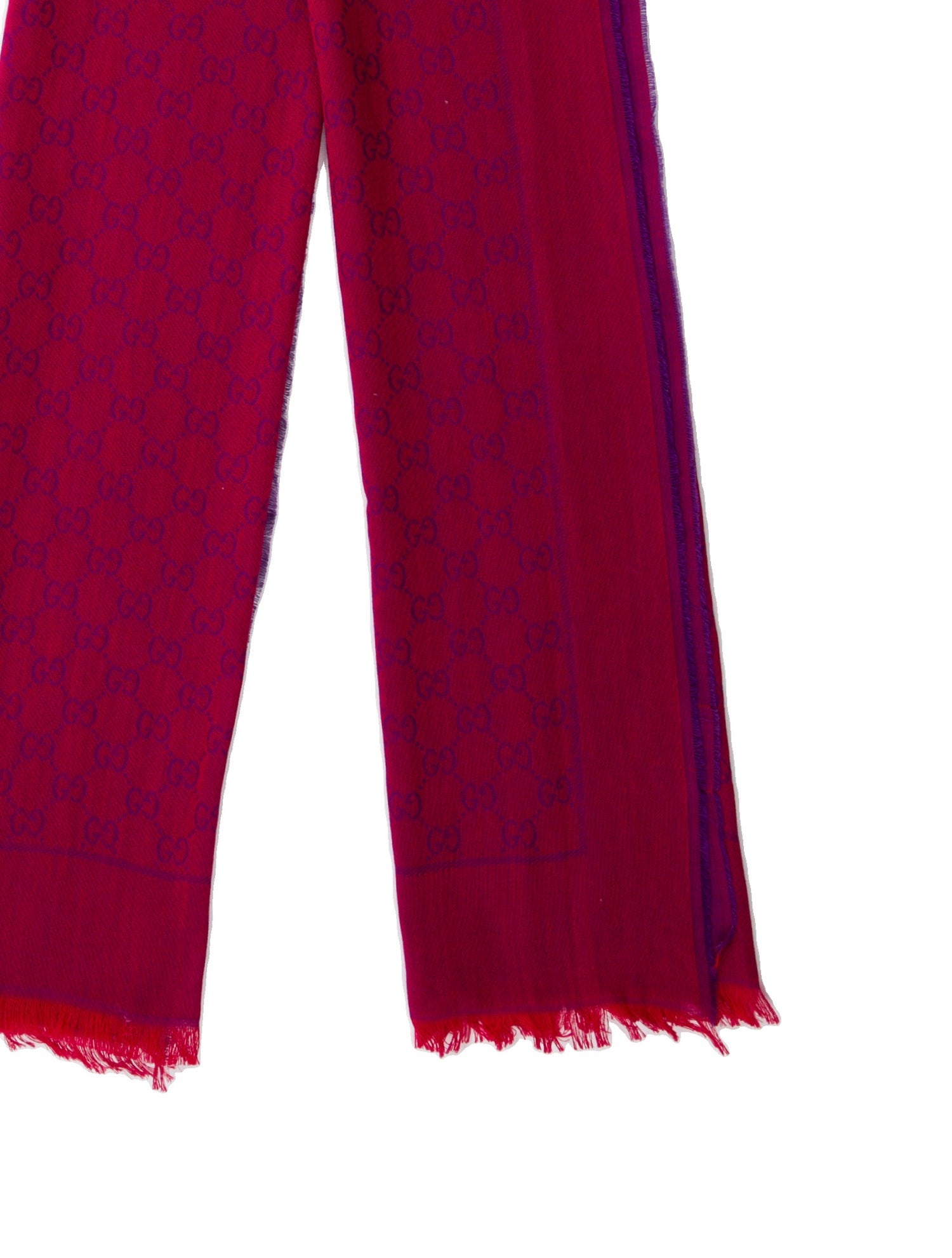 Gucci Silk GG Logo Scarf