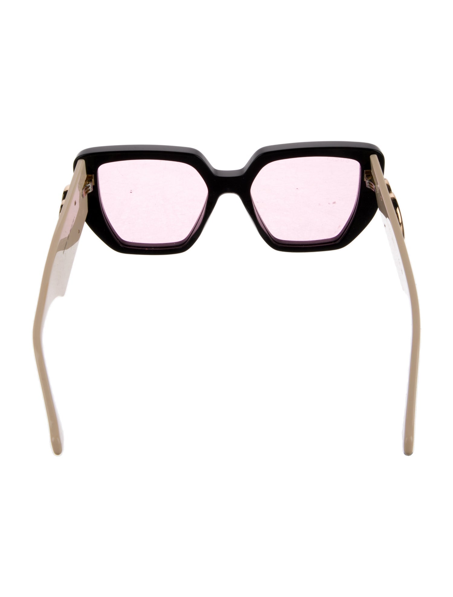 Gucci Double G Logo Square Sunglasses