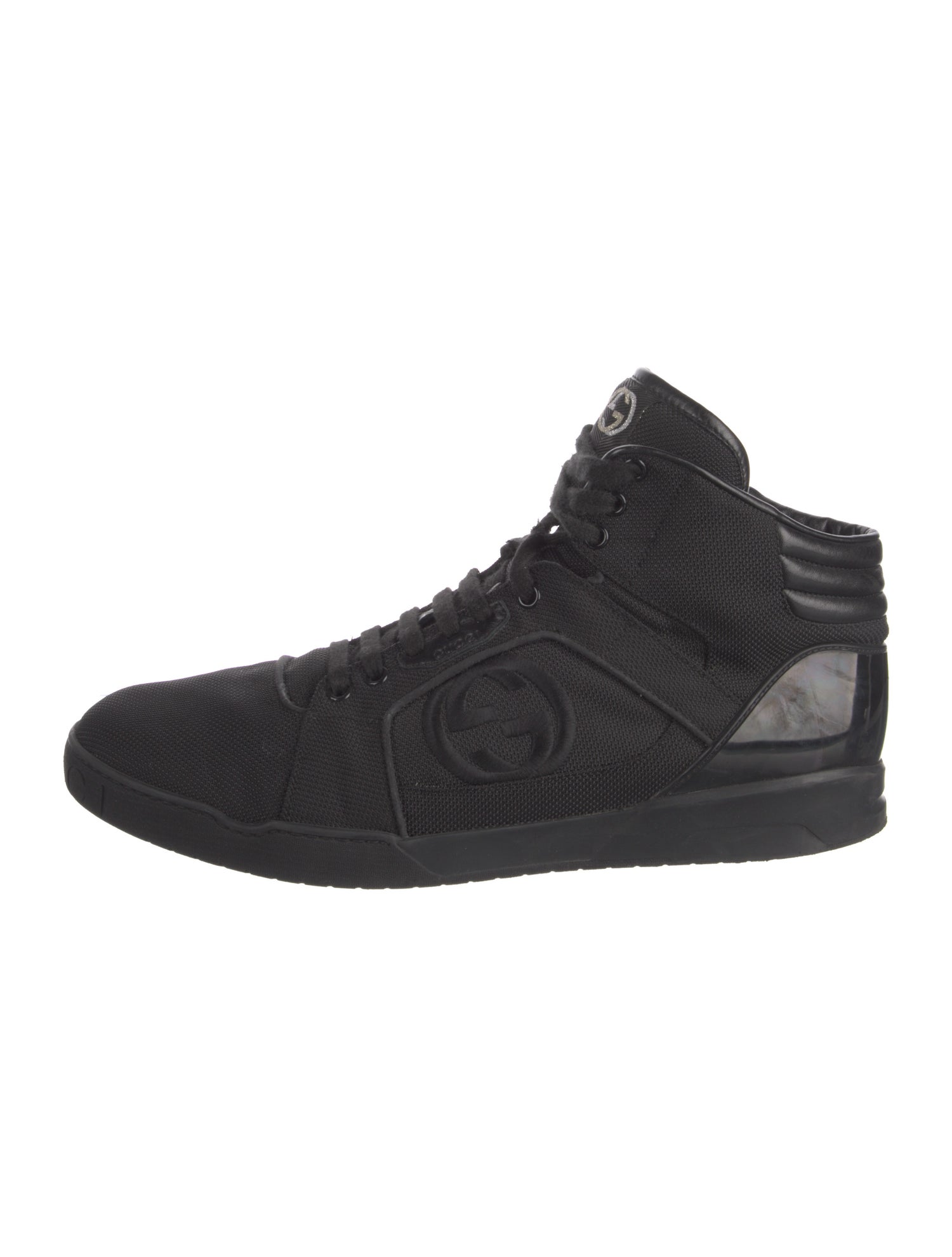 Gucci Interlocking G Logo Embroidered Accent Sneakers
