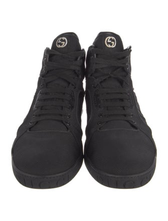 Gucci Interlocking G Logo Embroidered Accent Sneakers