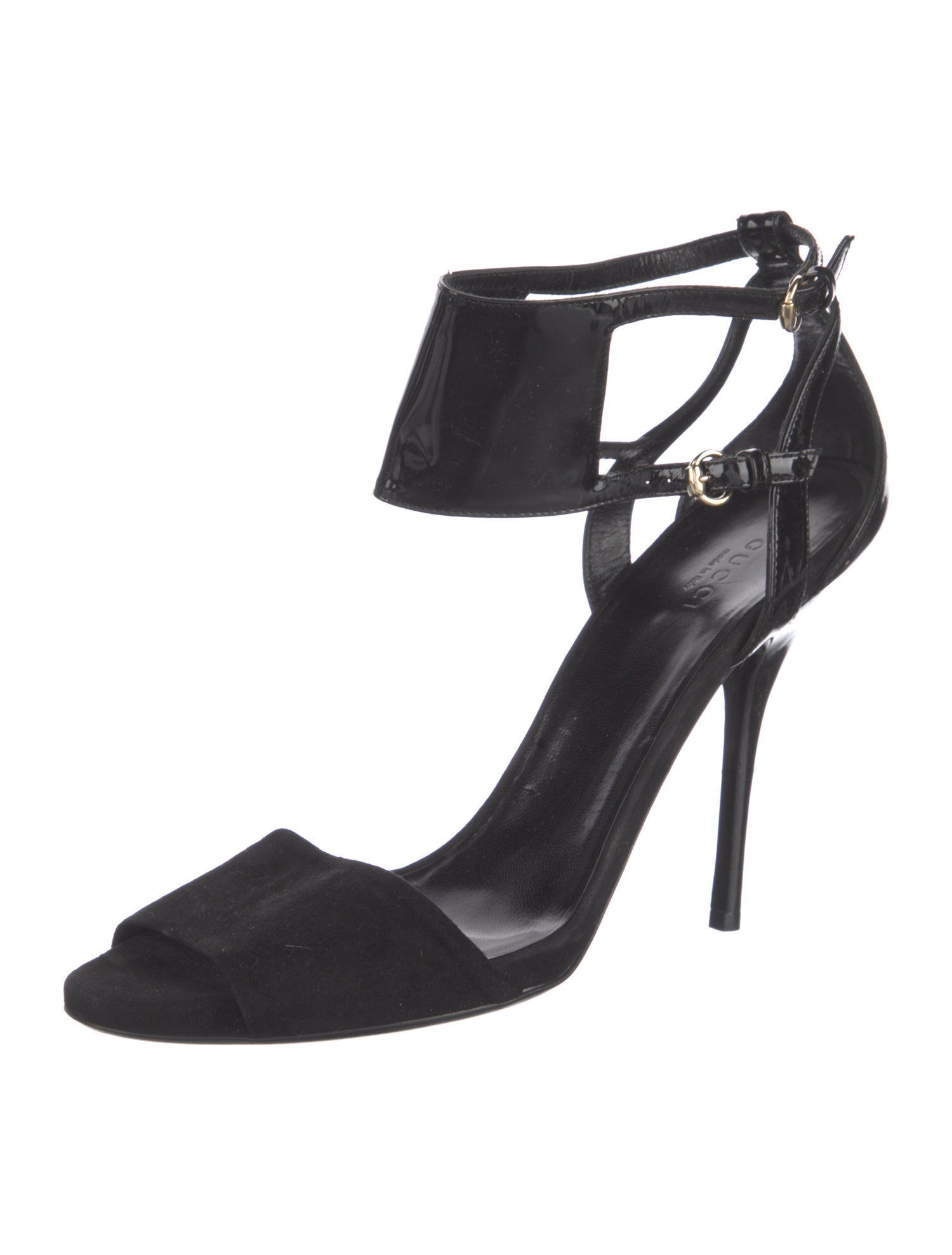 Gucci Patent Leather Sandals