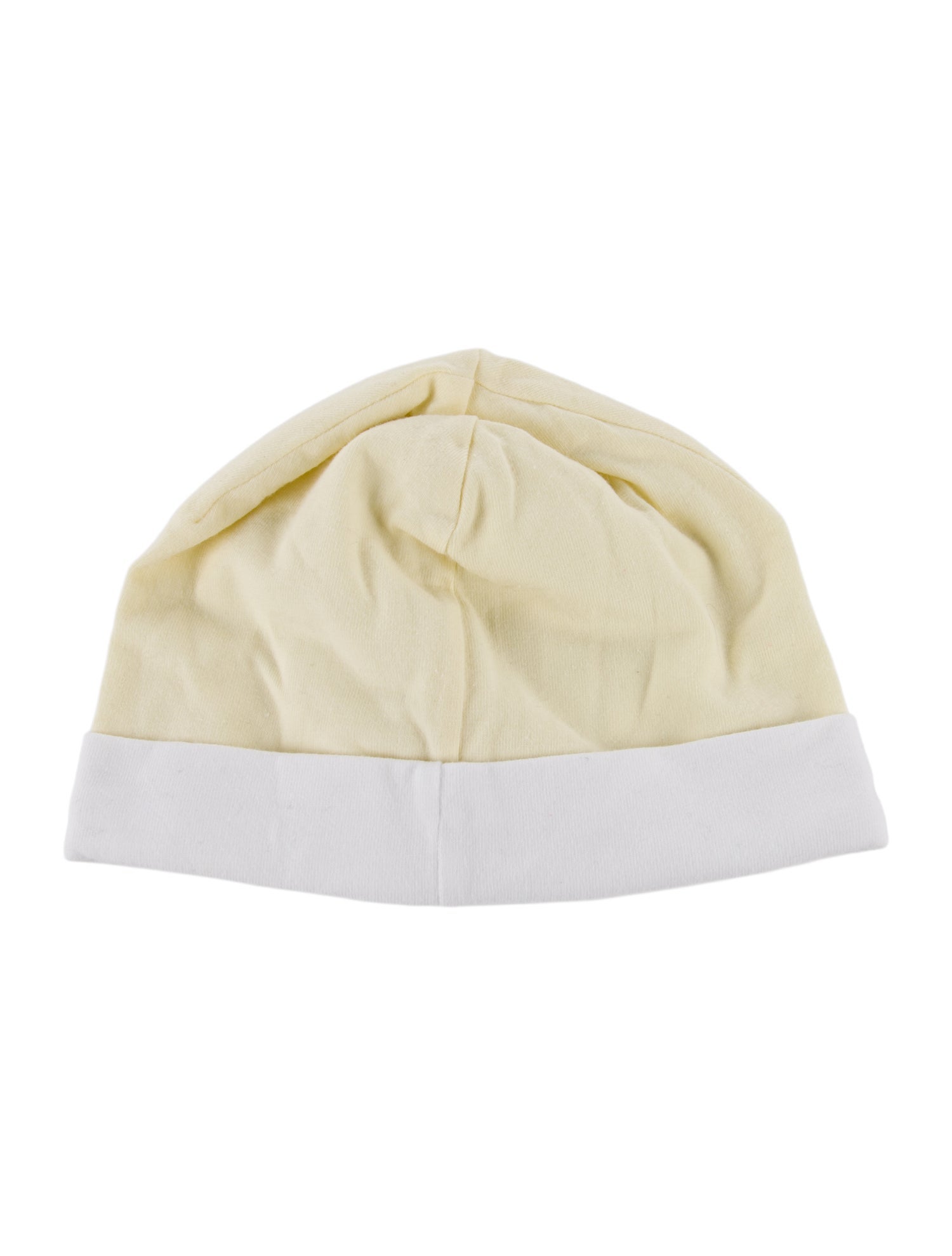 Gucci infant girls' yellow and white beanie