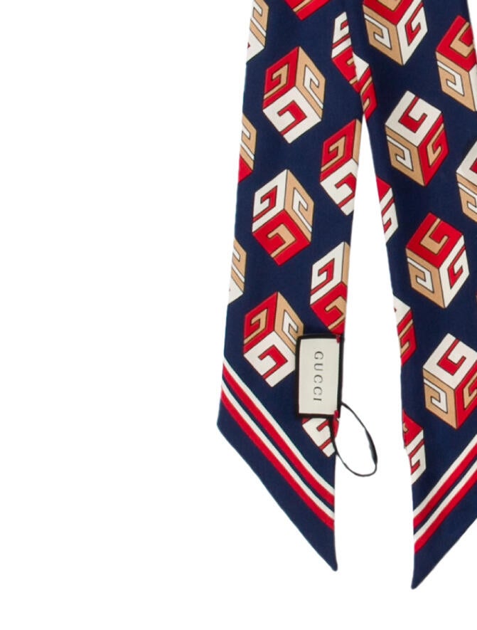 Gucci Silk Blooms Print Scarf