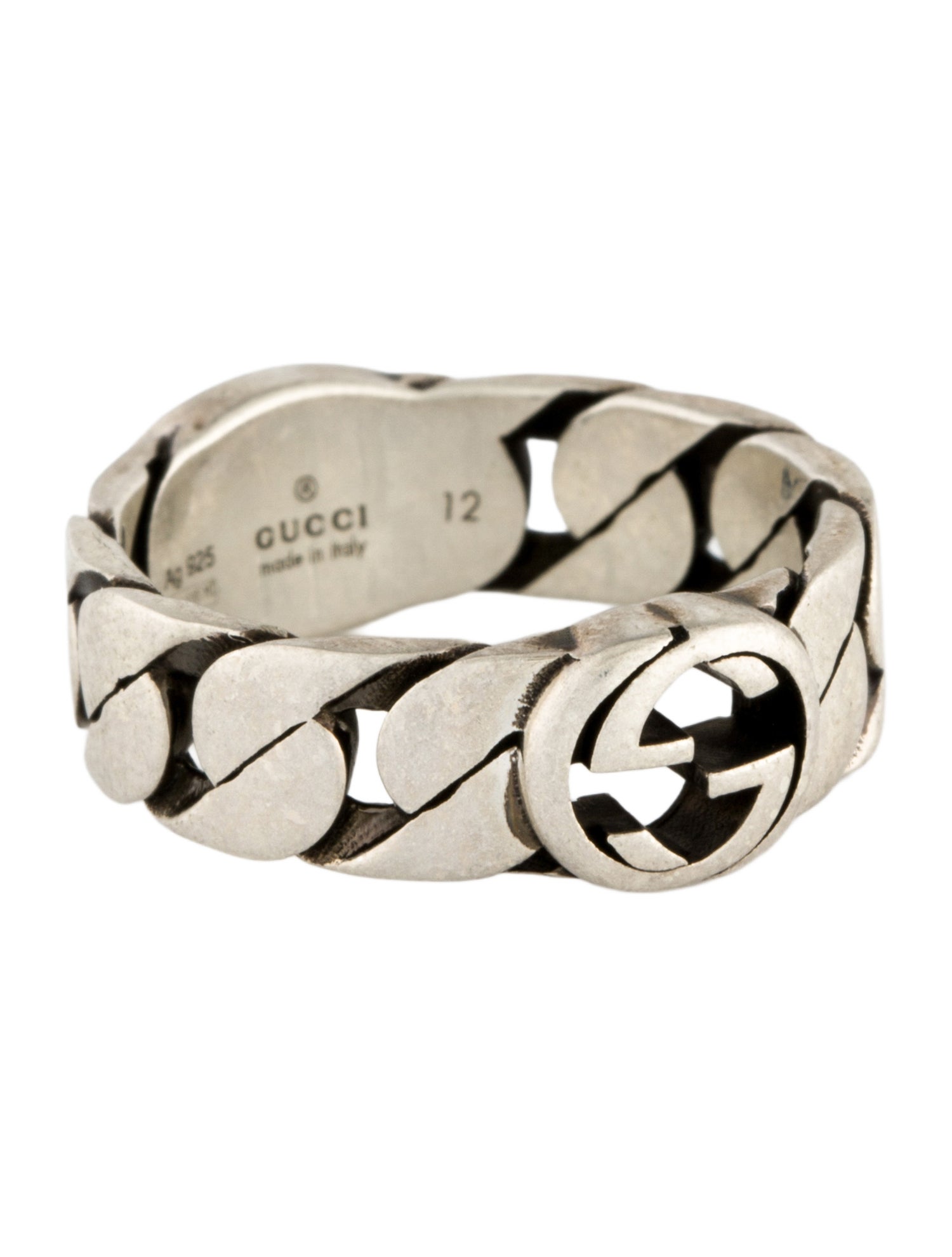 Gucci Enamel Interlocking G Link Band