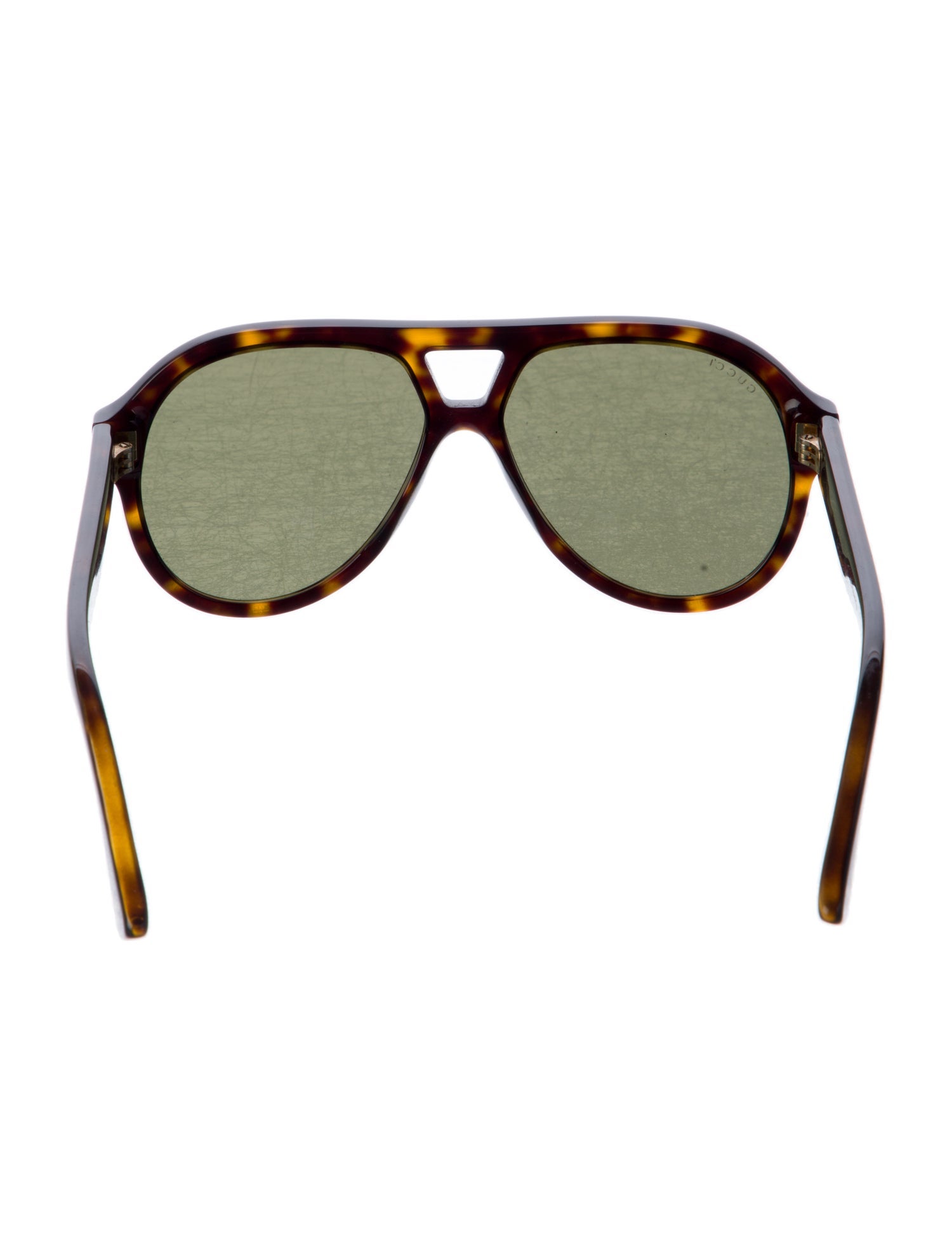 Gucci Web Accent Aviator Sunglasses
