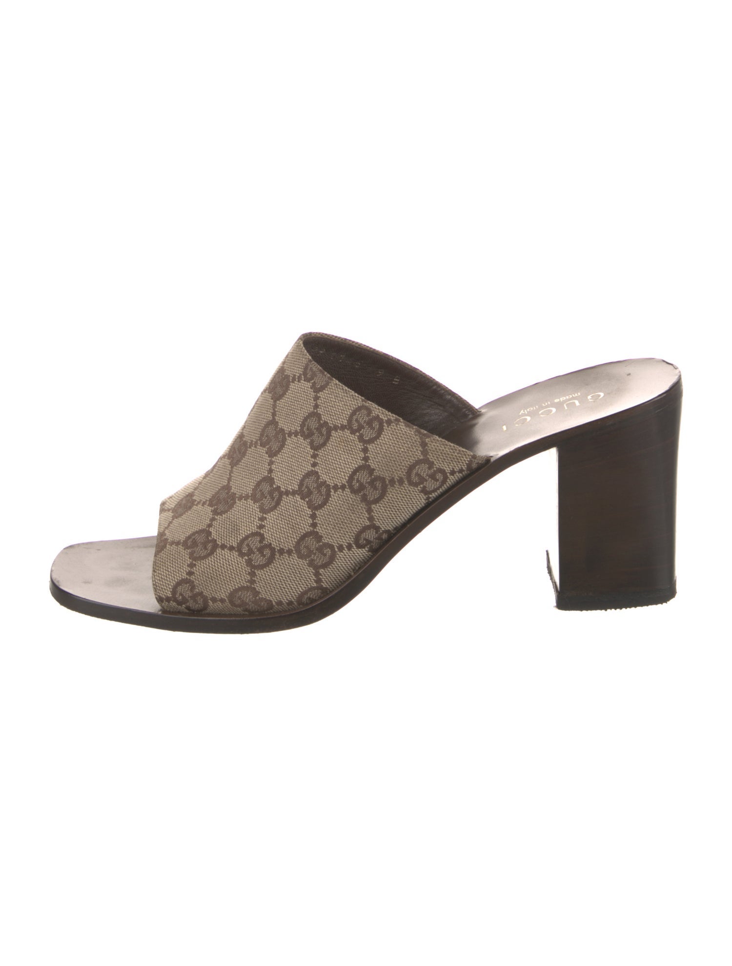 Gucci GG Canvas Canvas Slides