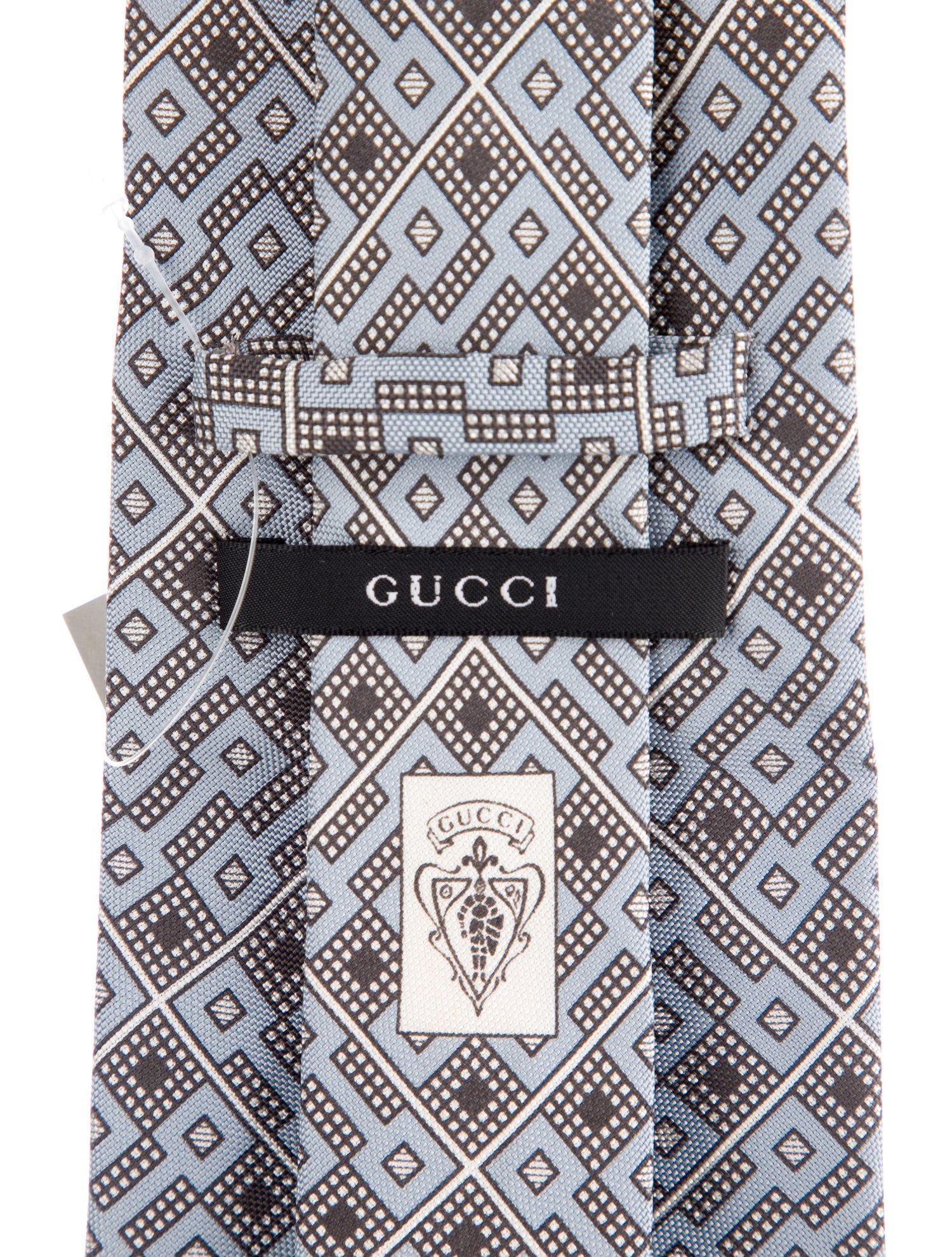 Gucci Patterned Silk Neck Tie