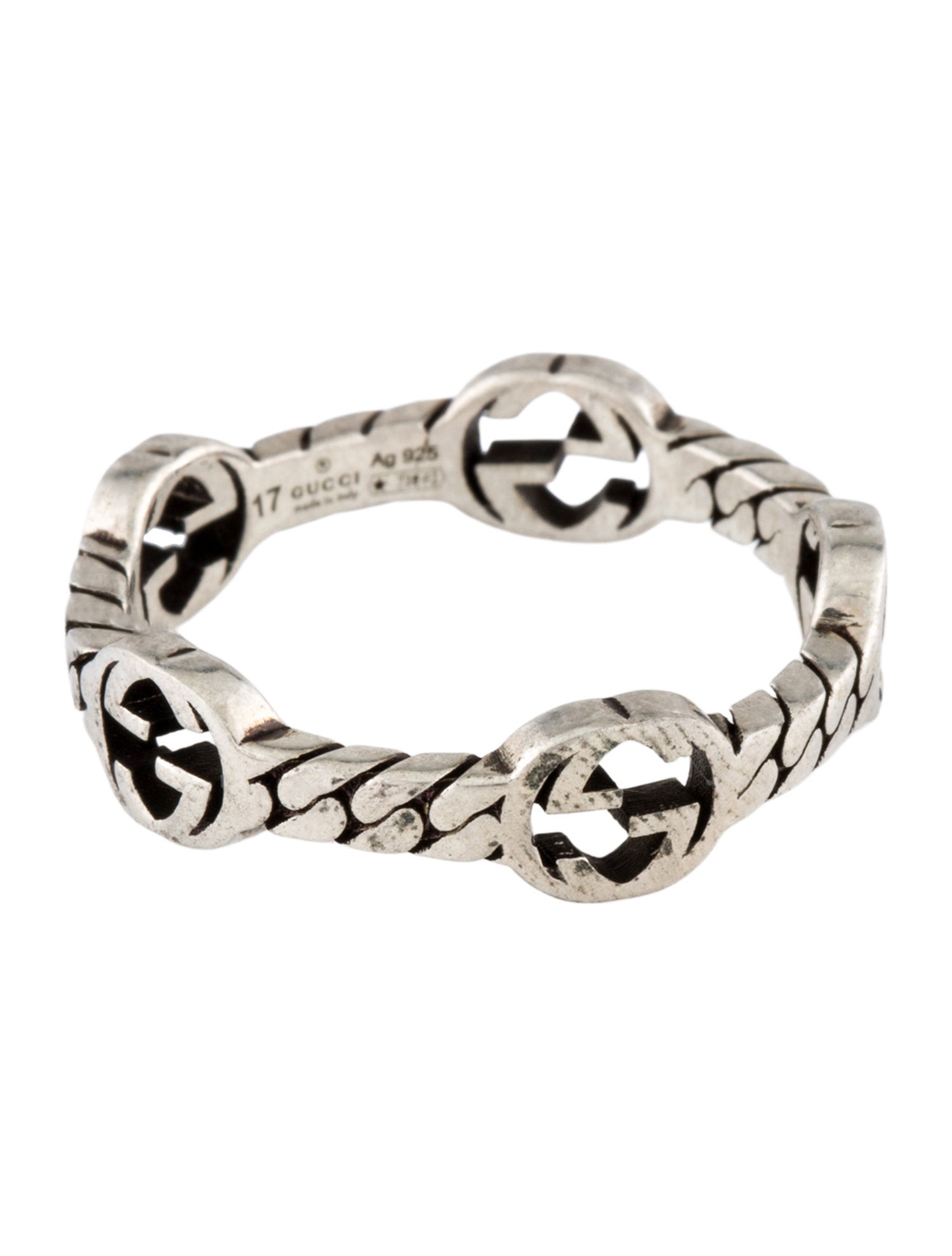 Gucci Interlocking G Extra Small Band Ring