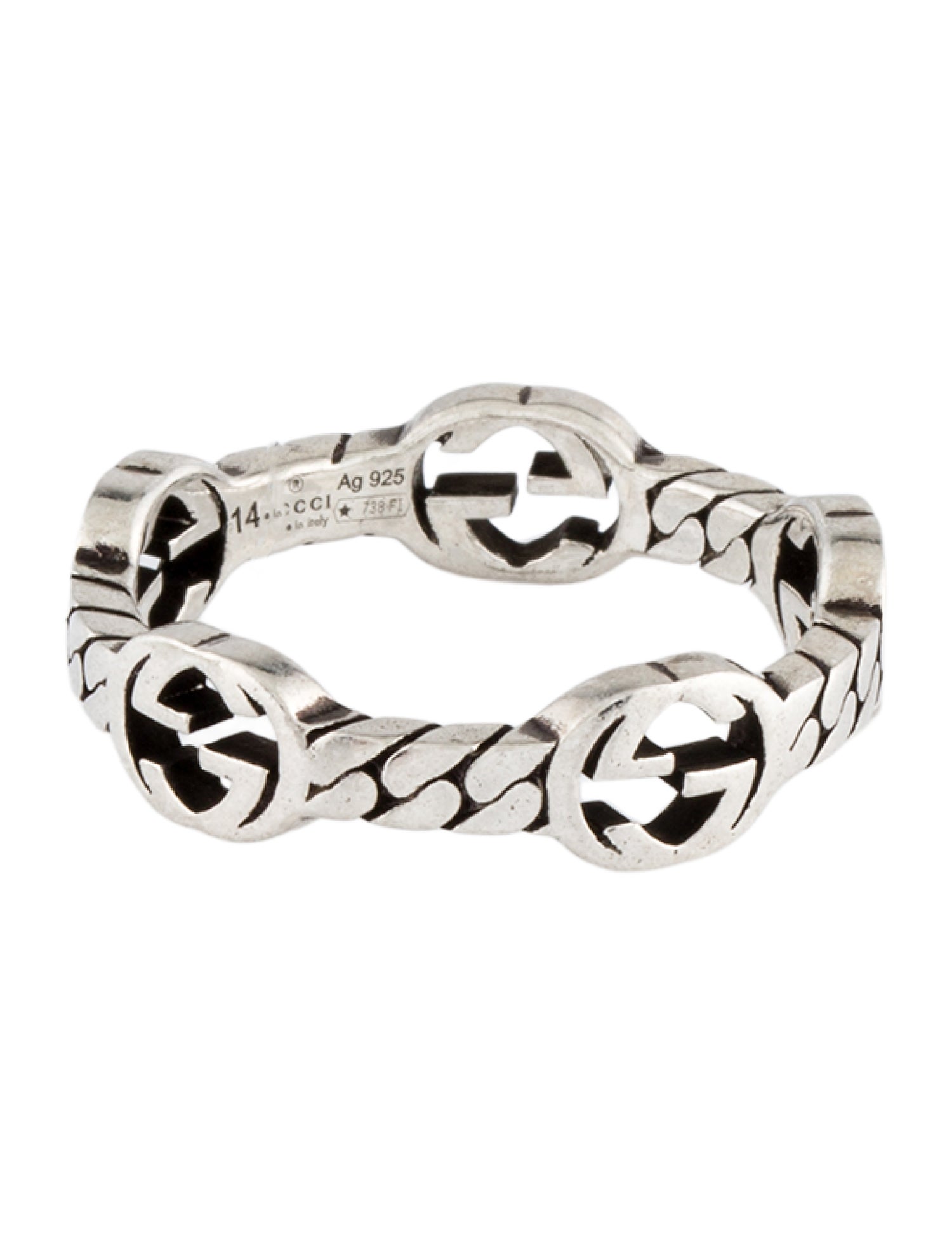 Gucci Interlocking G Extra Small Band Ring