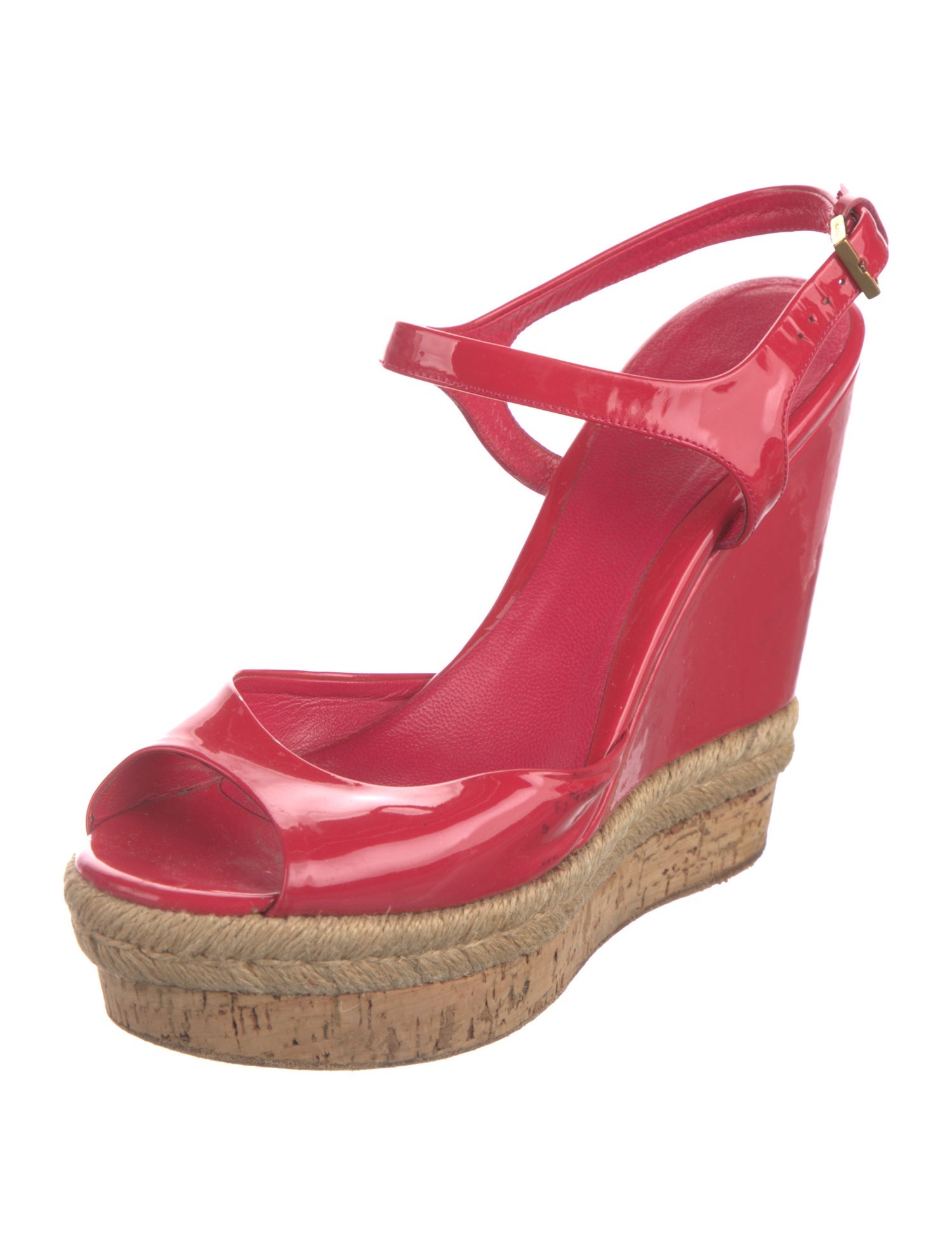 Gucci Patent Leather Espadrilles