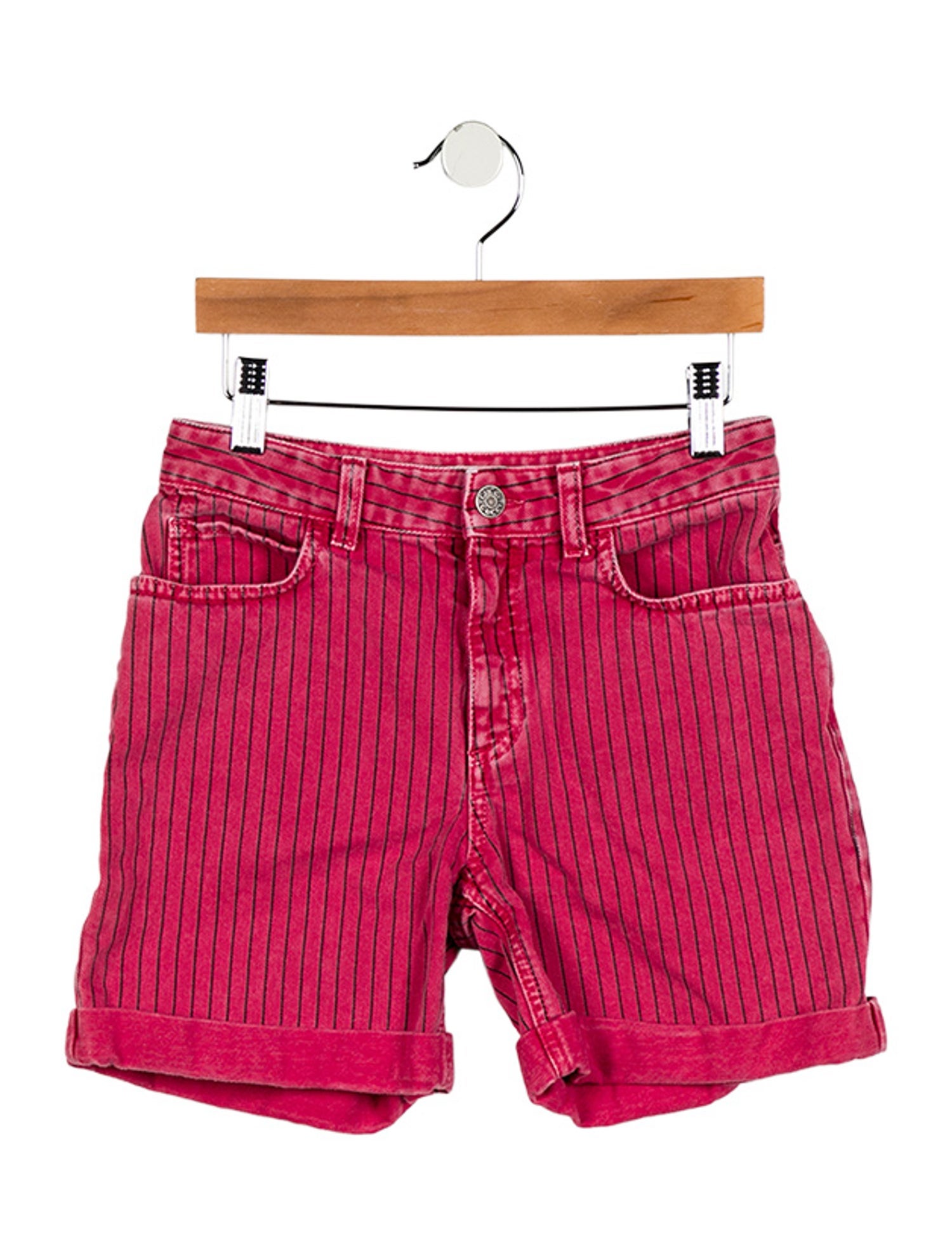 Gucci Girls' Striped Denim Shorts