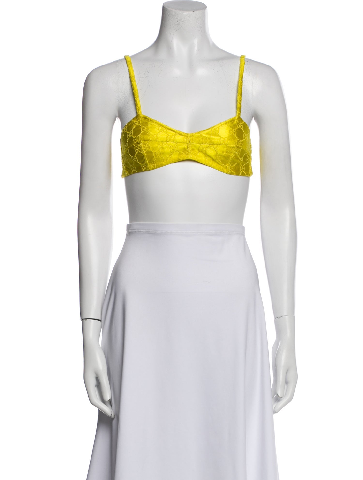 Gucci 2022 Silk Crop Top