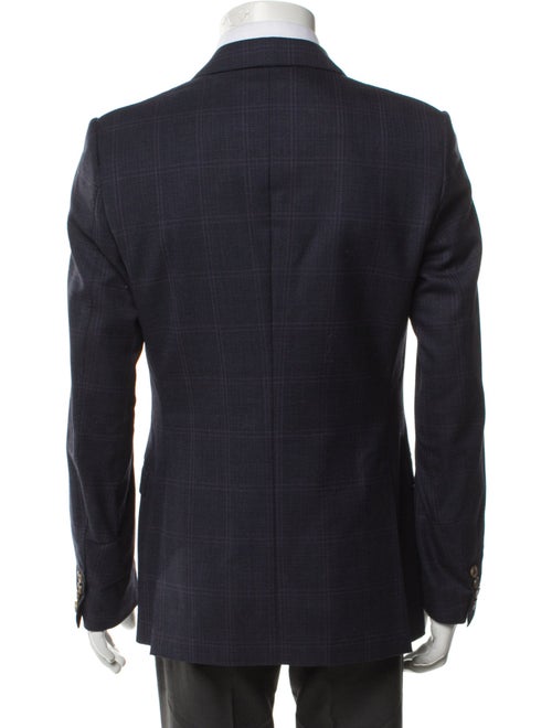 Gucci Plaid Print Blazer