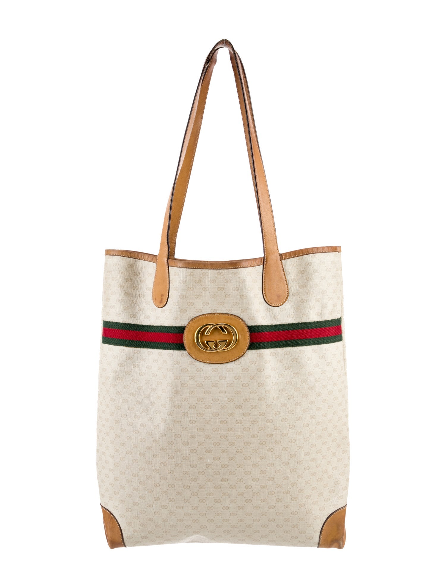 Gucci Web Bucket Bag Vintage