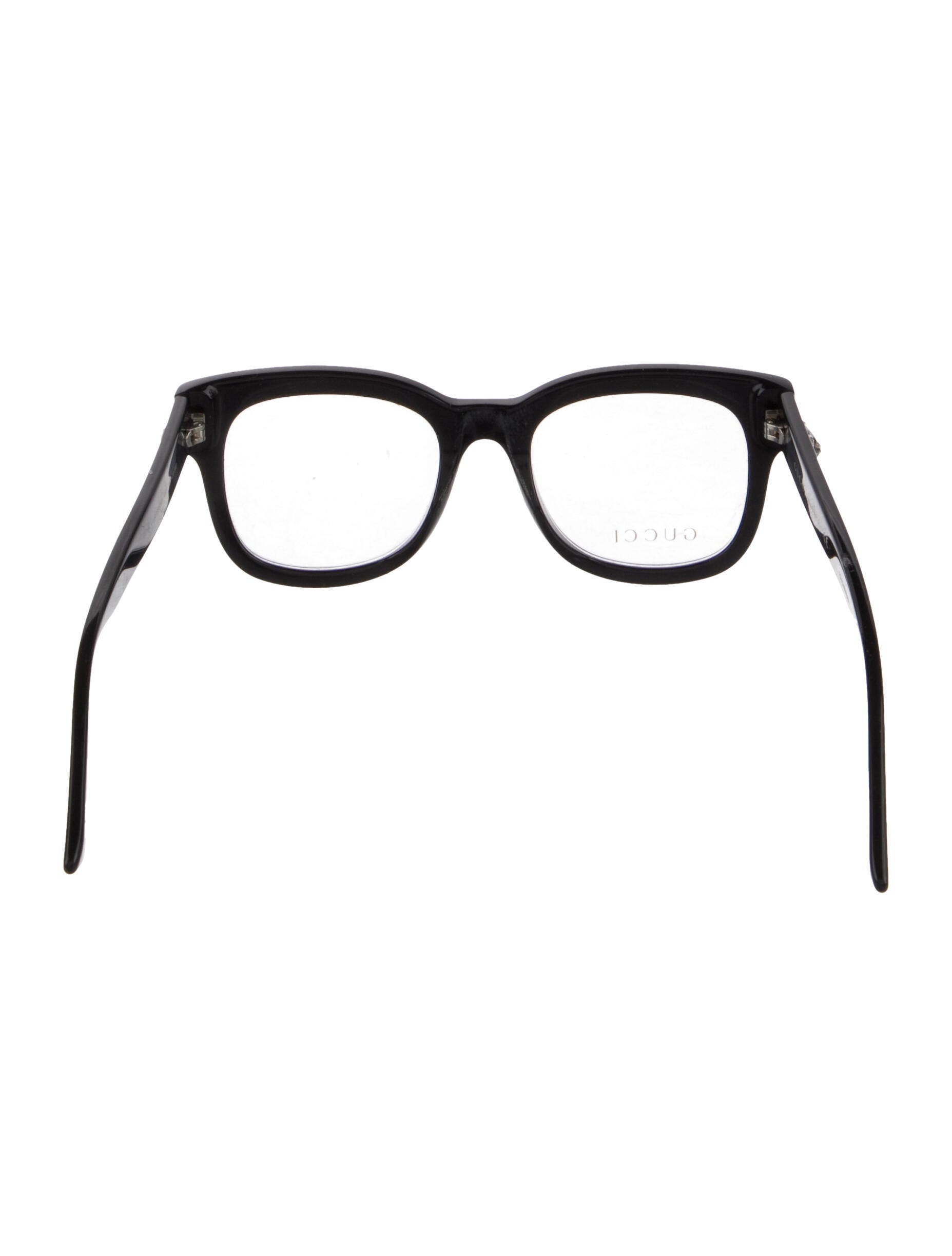 Gucci Interlocking G Logo Square Eyeglasses