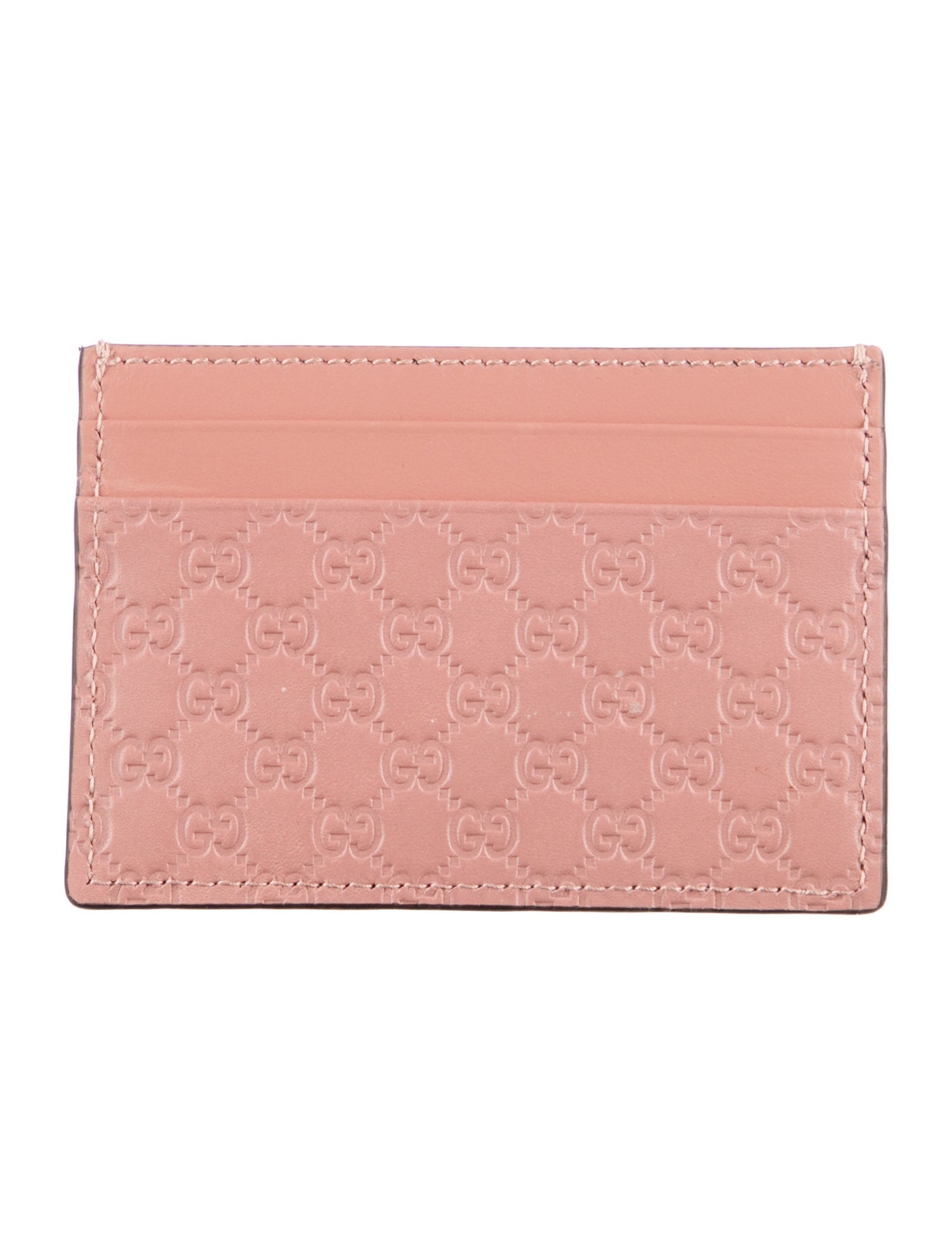 Gucci Microguccissima Pattern Leather Card Holder