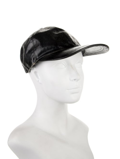 Gucci Pattern Print Leather Hat