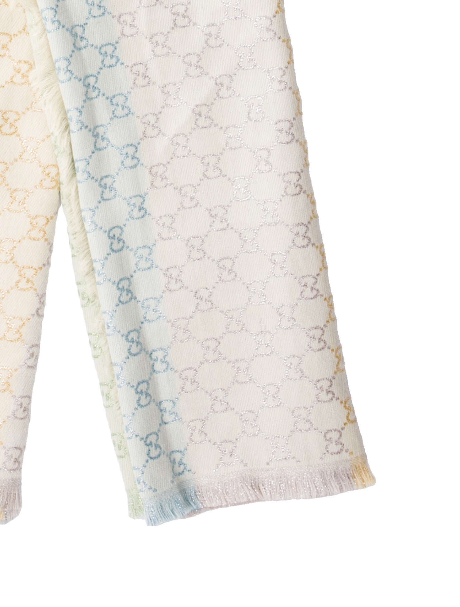 Gucci Silk GG Logo Scarf w/ Tags