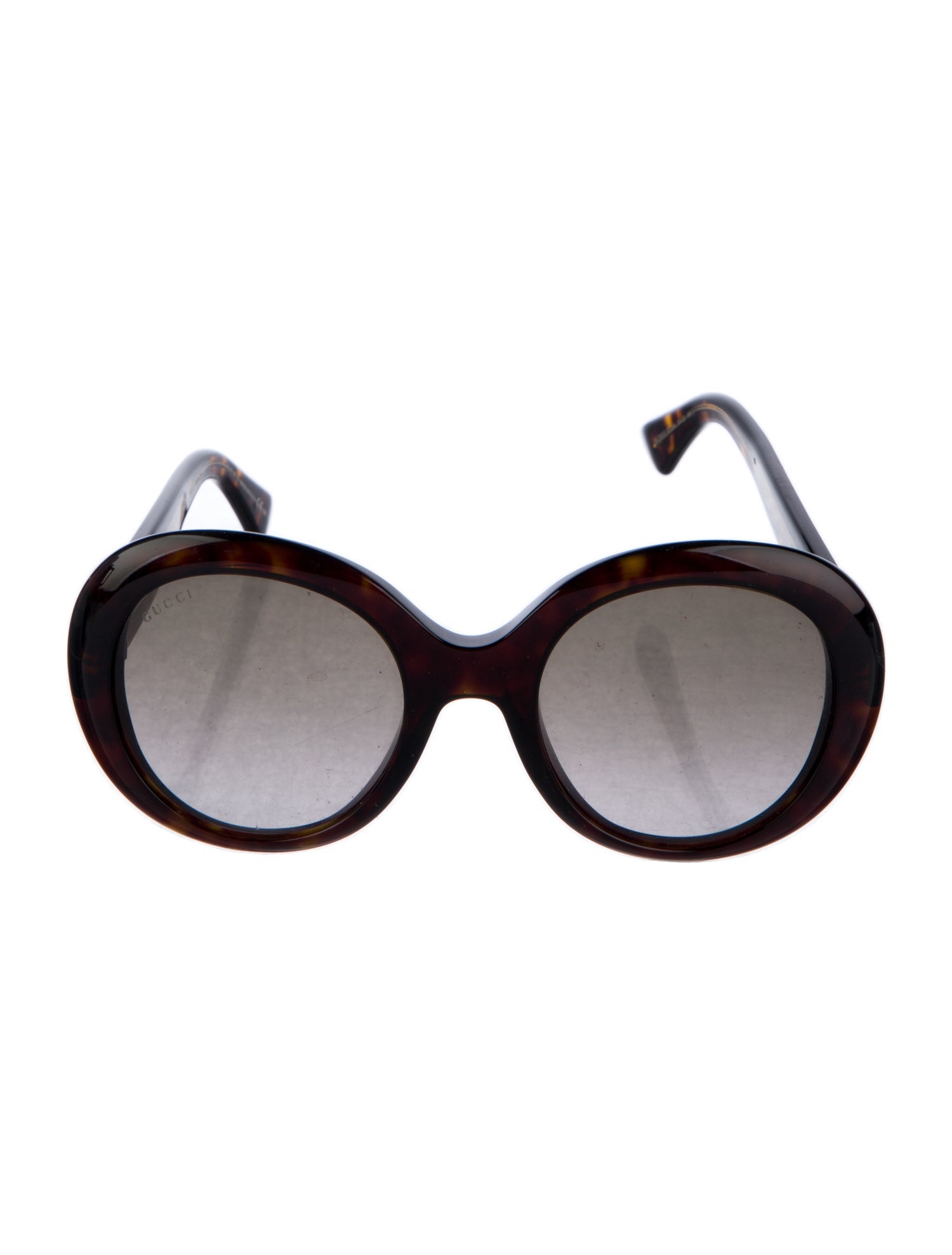 Gucci Interlocking G Logo Round Sunglasses