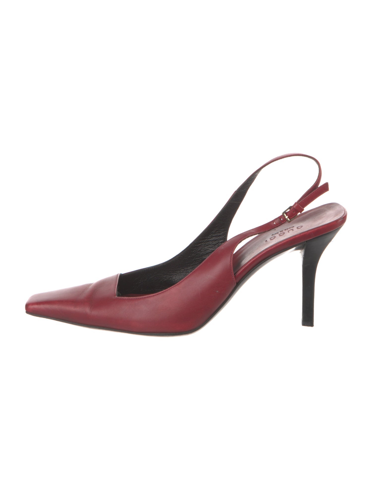 Gucci Leather Slingback Pumps