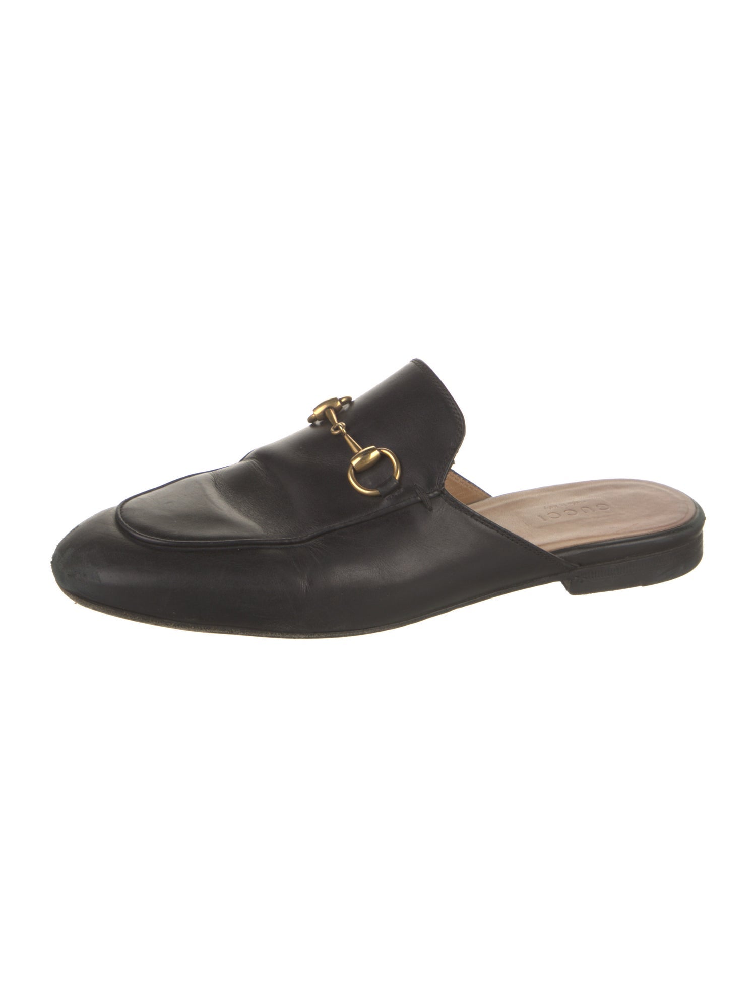 Gucci Horsebit Accent Leather Mules