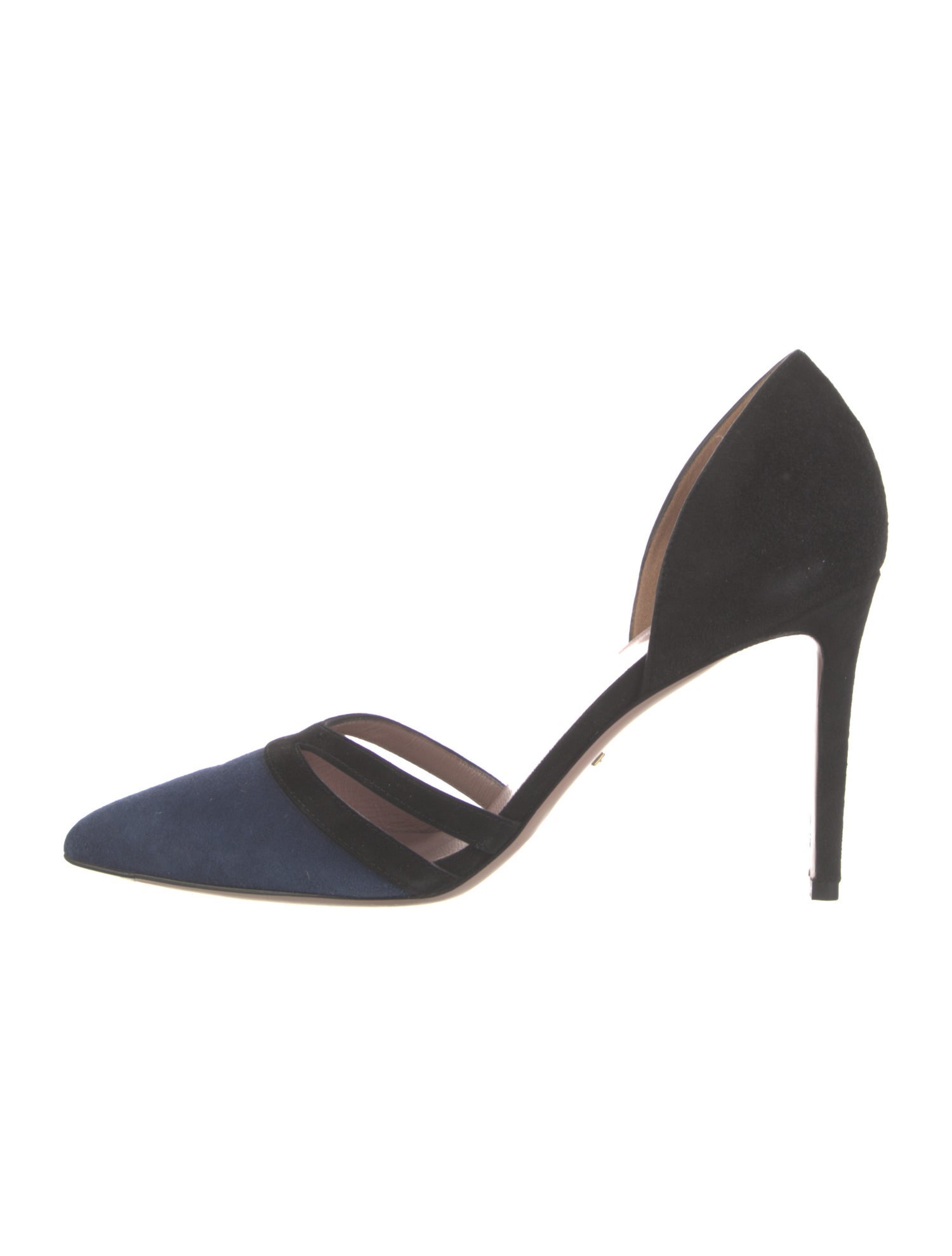 Gucci Suede D'Orsay Pumps