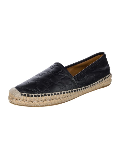 Gucci Leather Colorblock Pattern Espadrilles